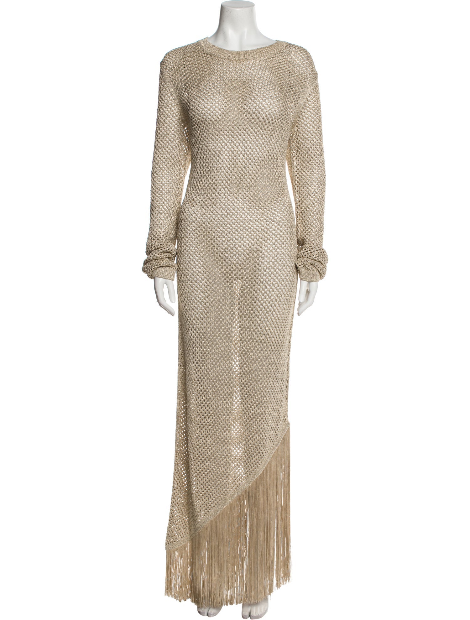 AllSaints Bateau Neckline Long Dress