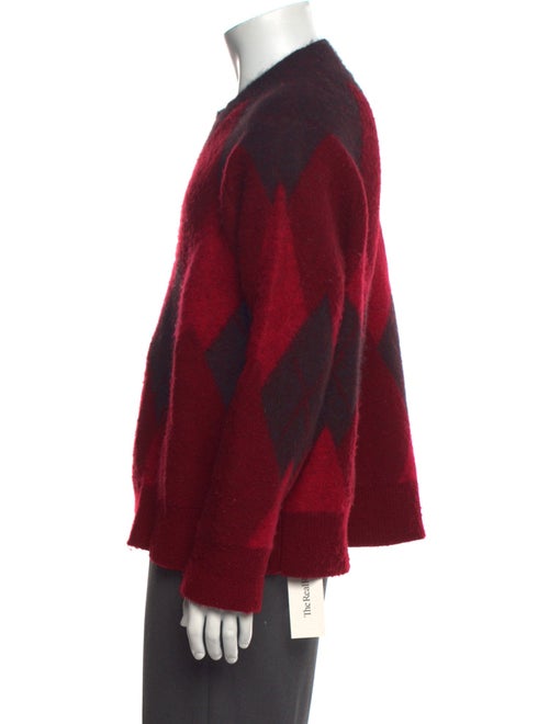 AllSaints Printed Crew Neck Pullover