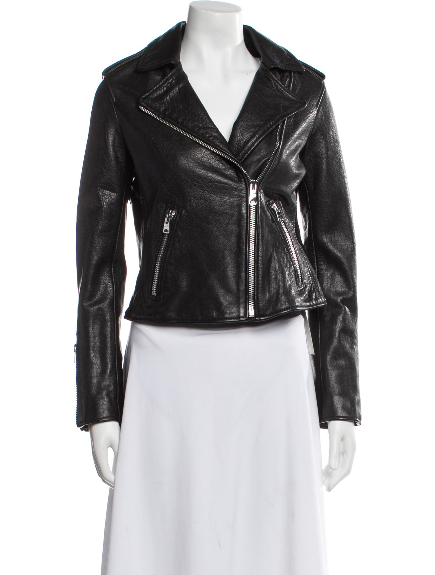 AllSaints Leather Biker Jacket