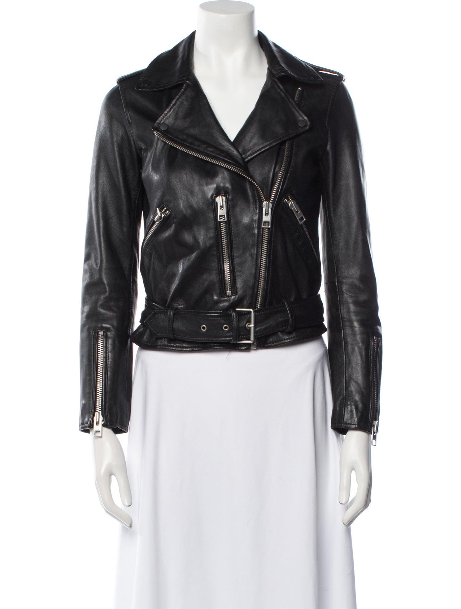AllSaints Leather Biker Jacket