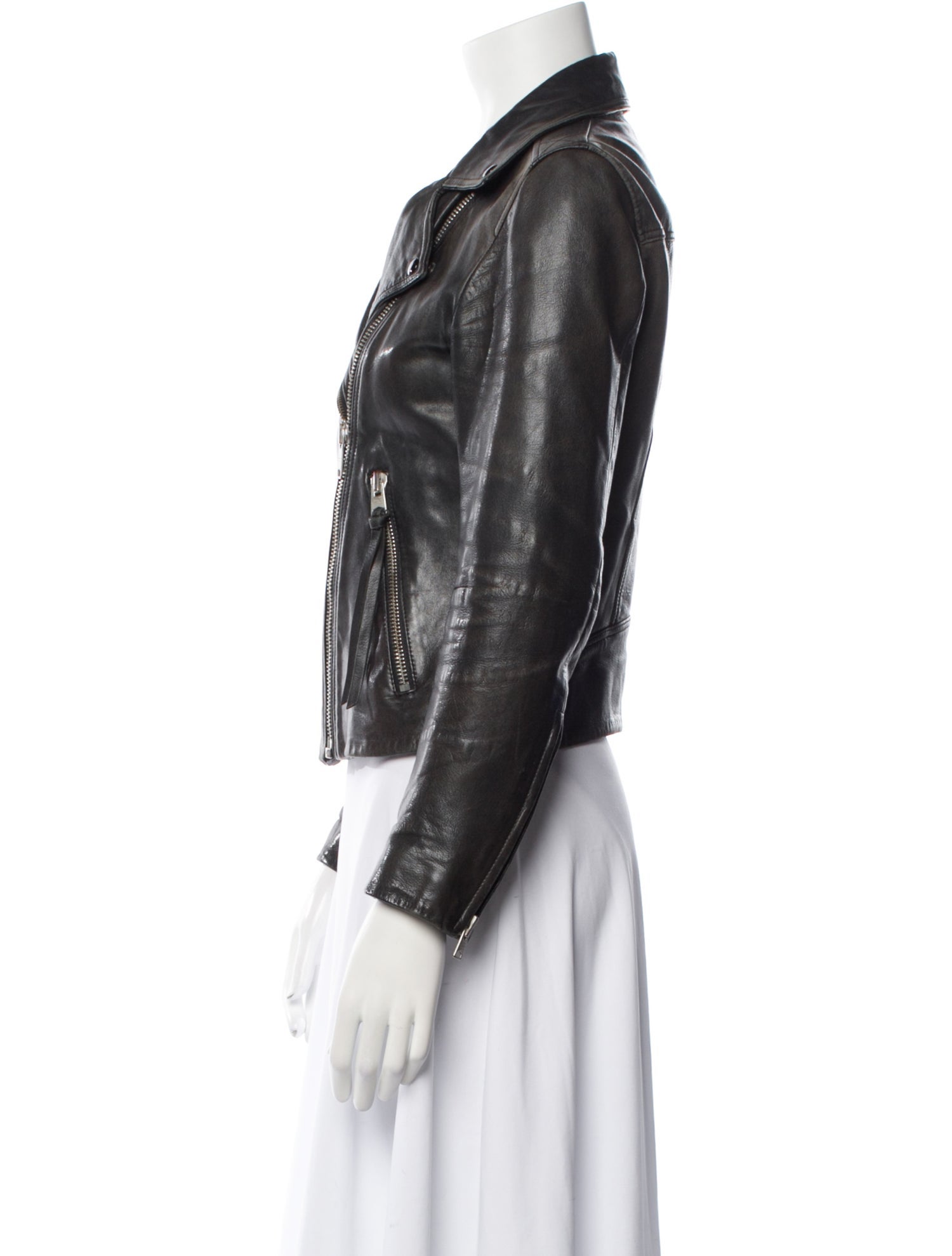 AllSaints Leather Biker Jacket