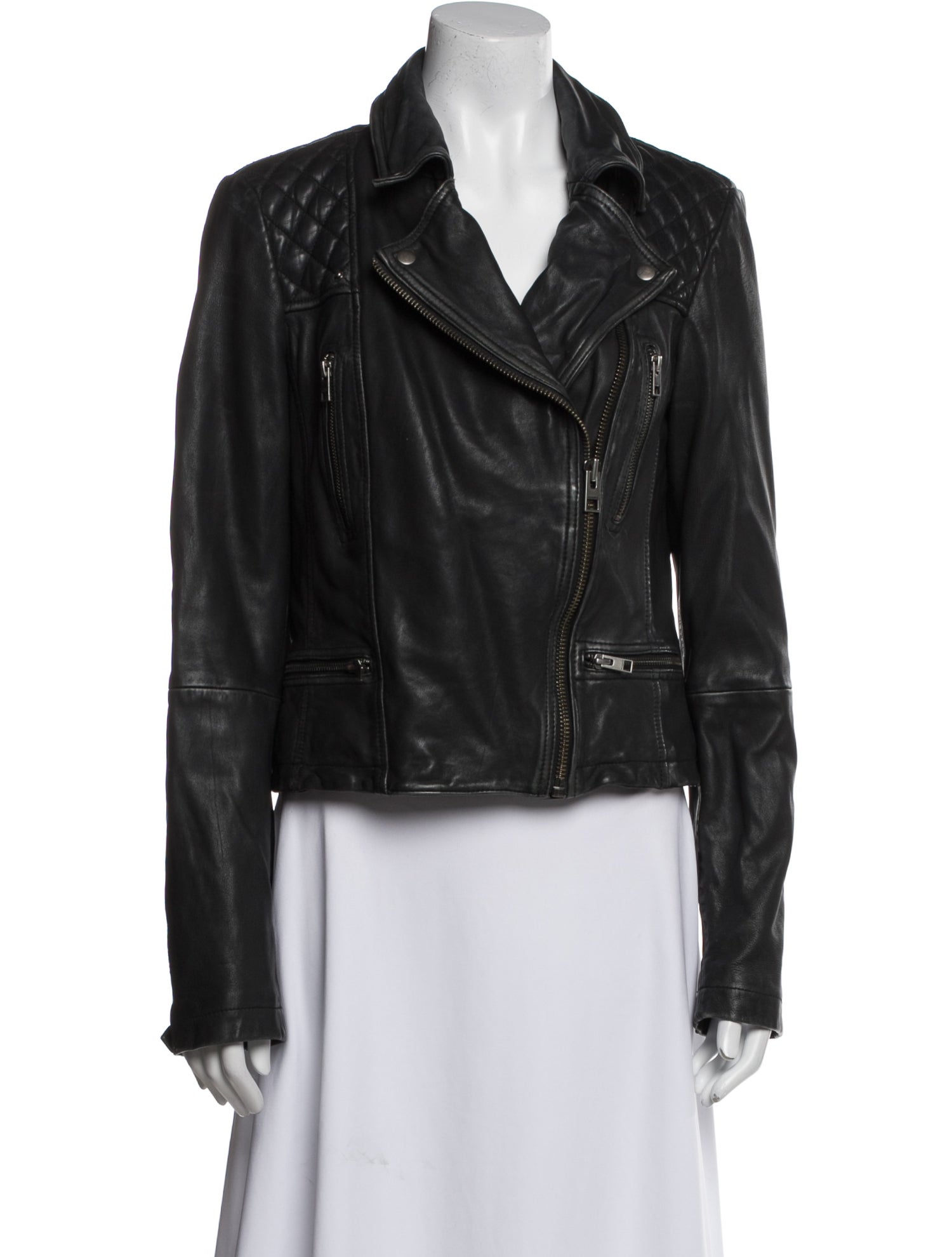 AllSaints Leather Biker Jacket