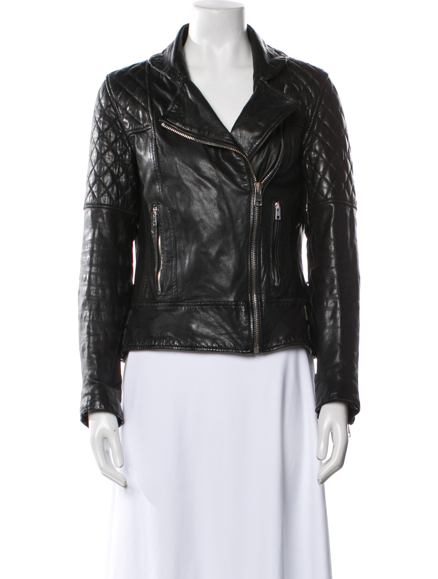 AllSaints Leather Biker Jacket