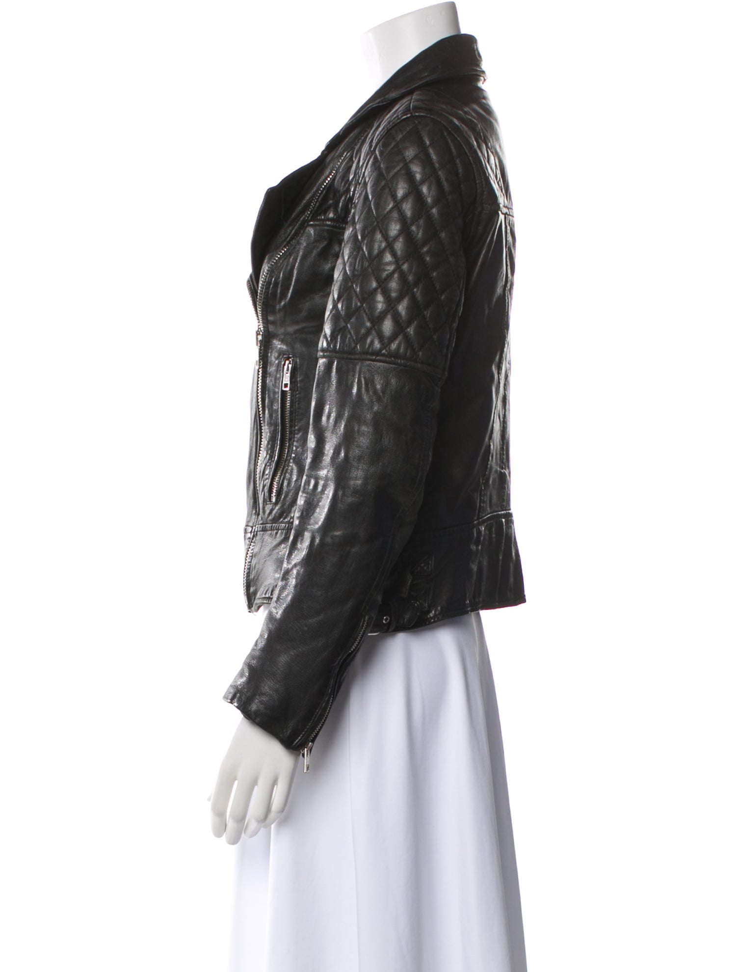 AllSaints Leather Biker Jacket