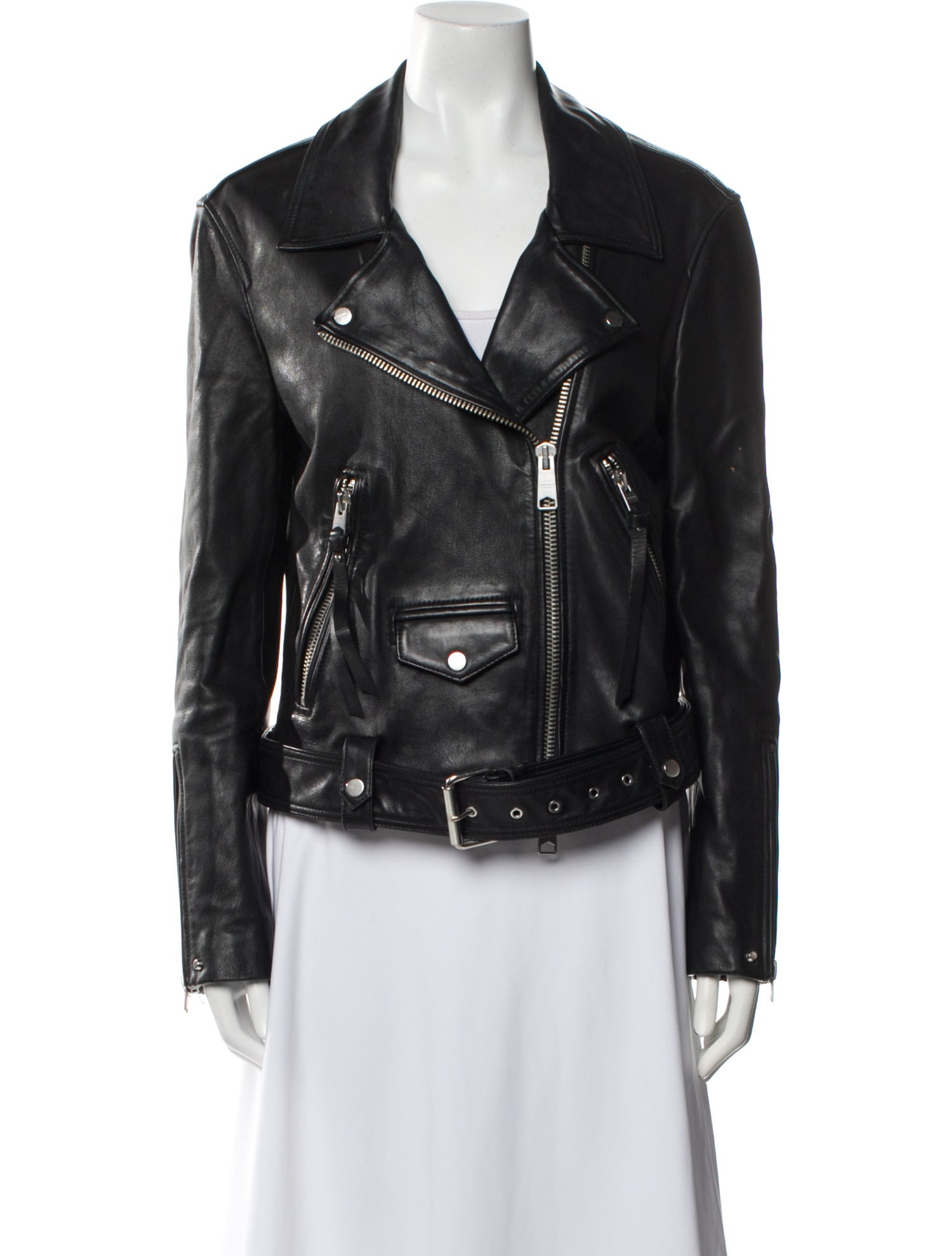 AllSaints Leather Biker Jacket