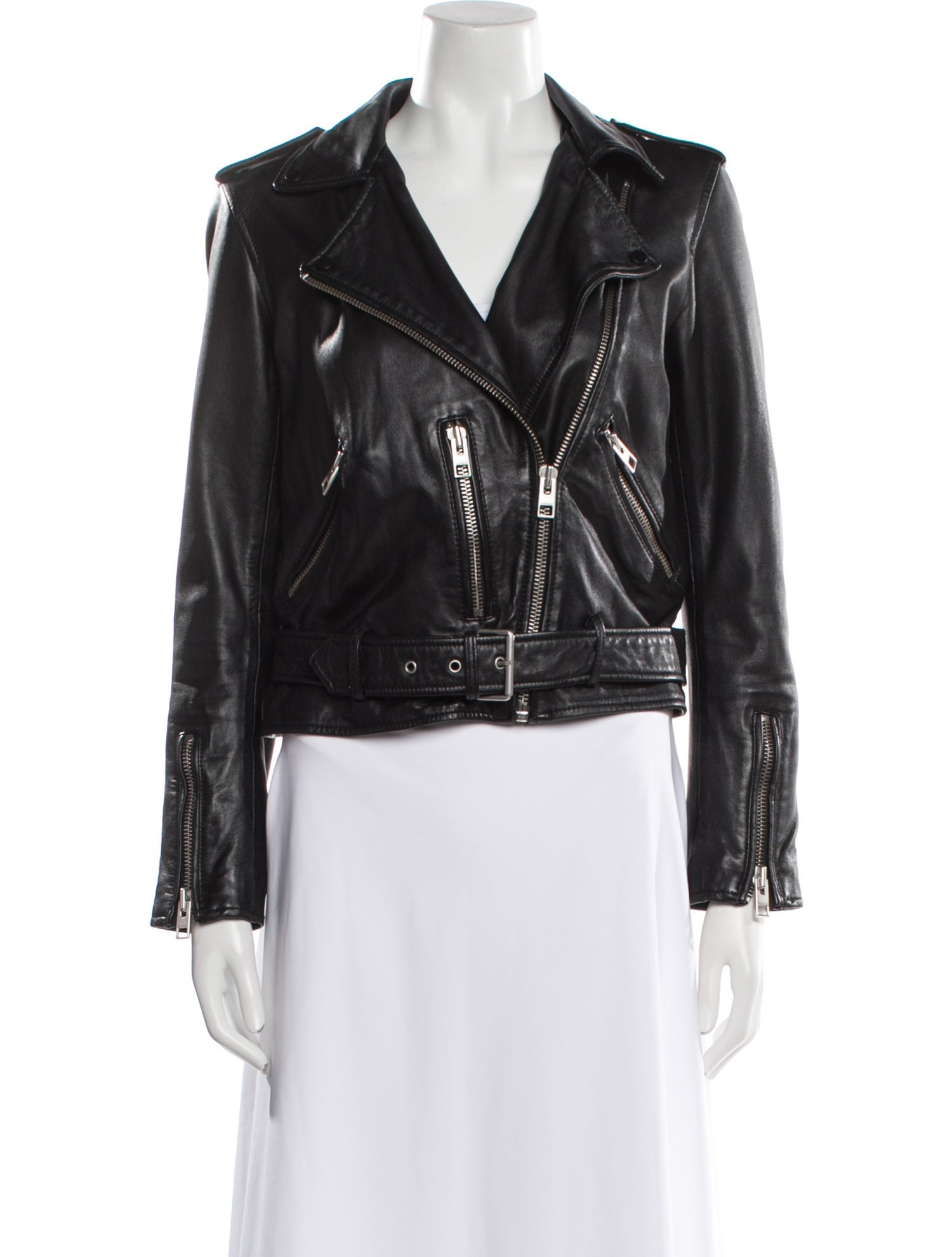 AllSaints Leather Biker Jacket