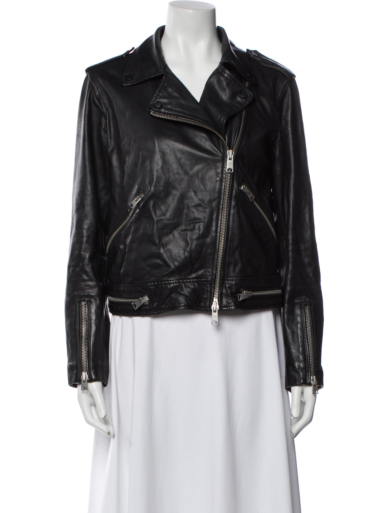 AllSaints Leather Biker Jacket