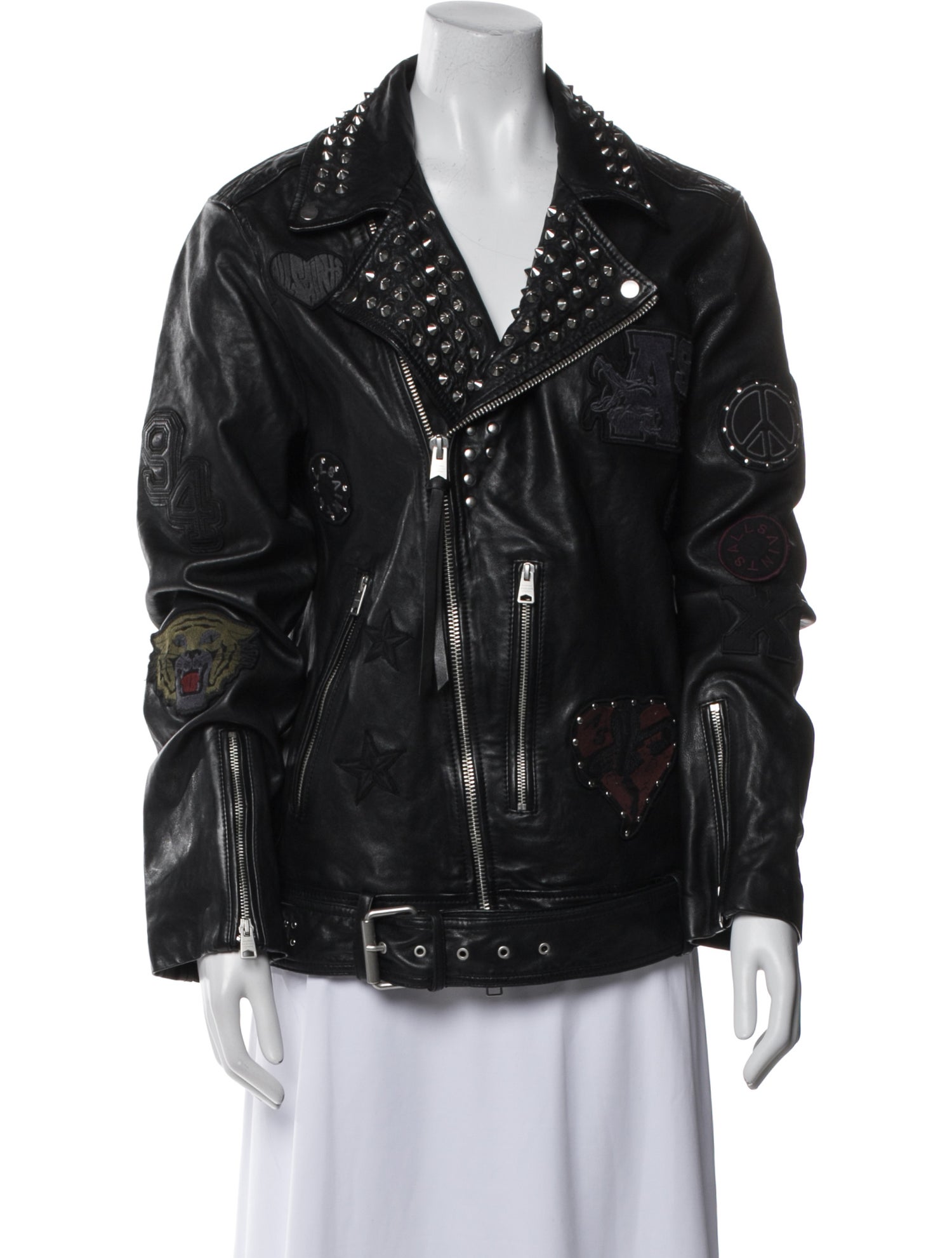 AllSaints Leather Biker Jacket