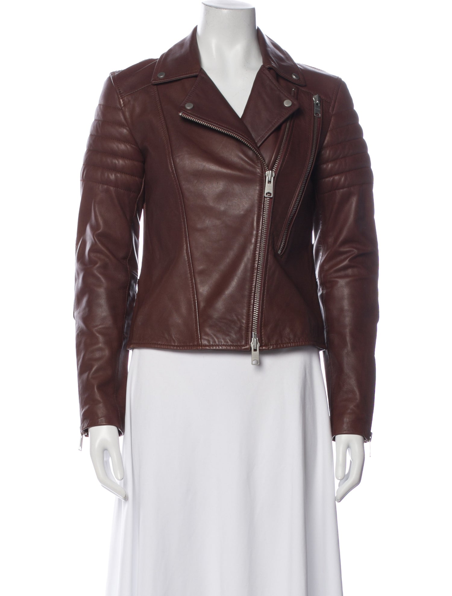 AllSaints Leather Biker Jacket