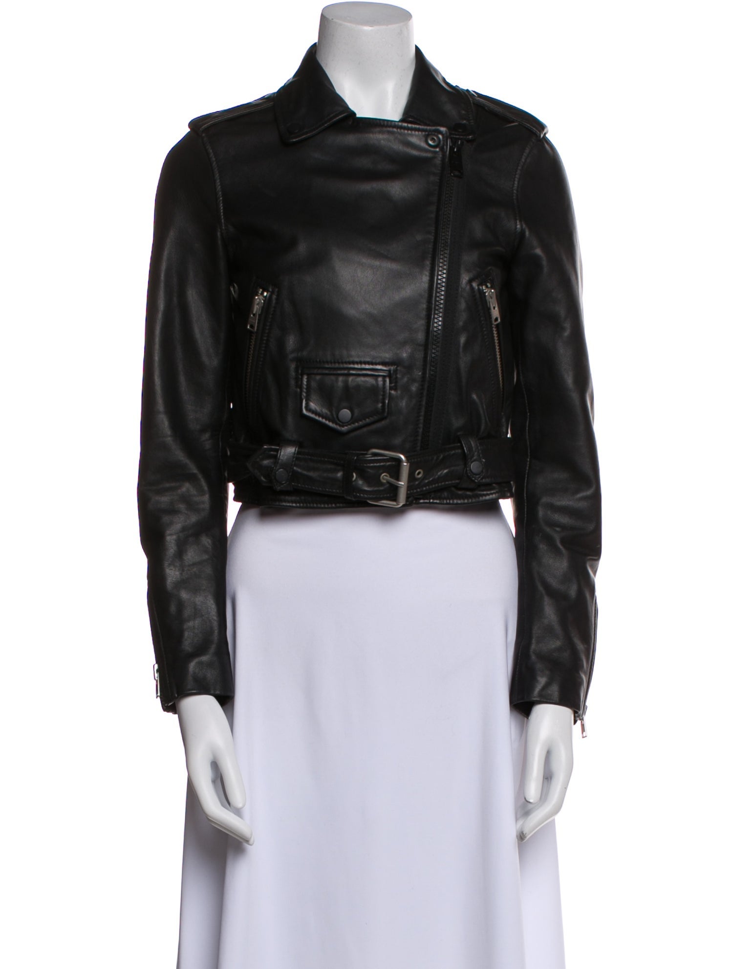 AllSaints Leather Biker Jacket