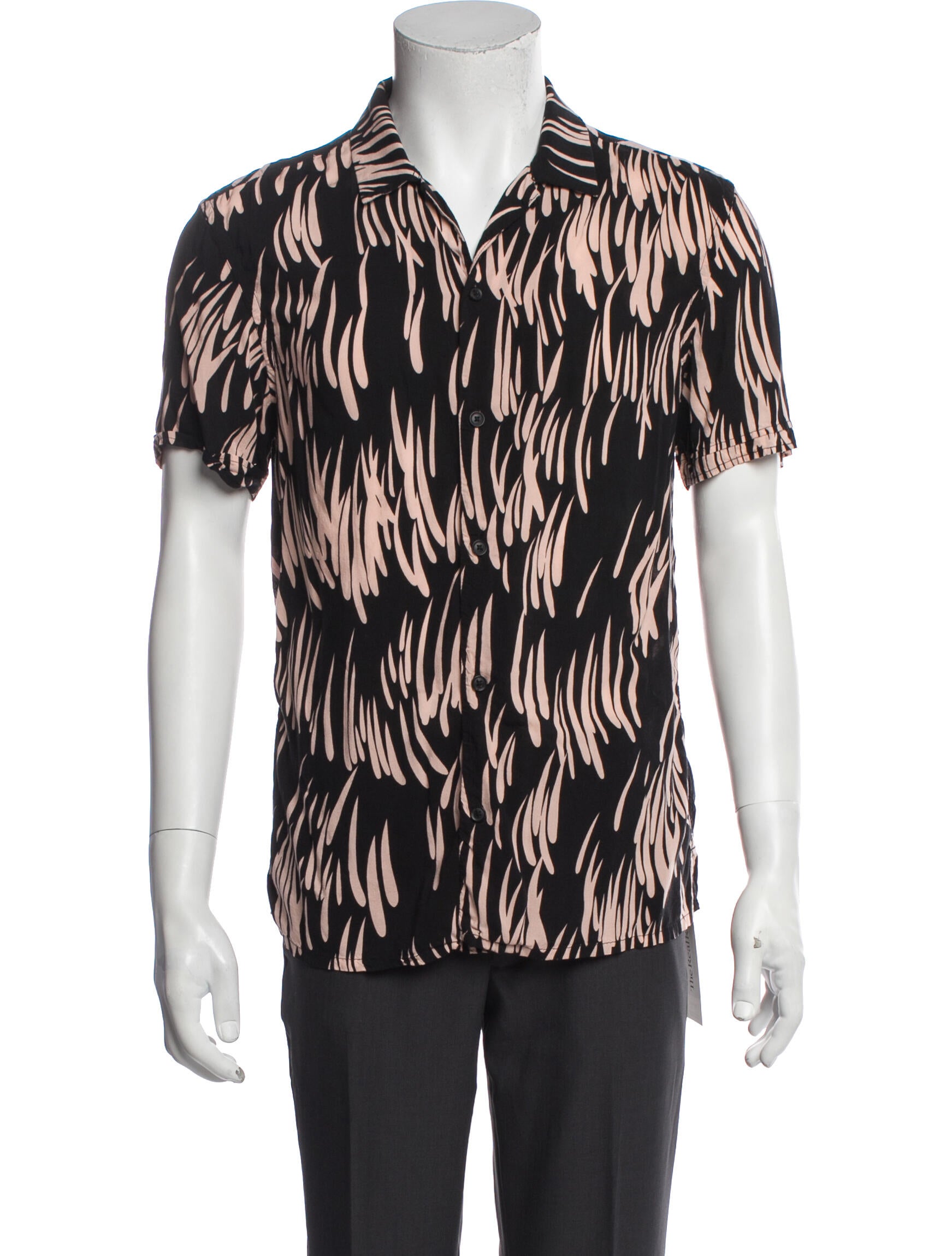 AllSaints Printed Short Sleeve Shirt