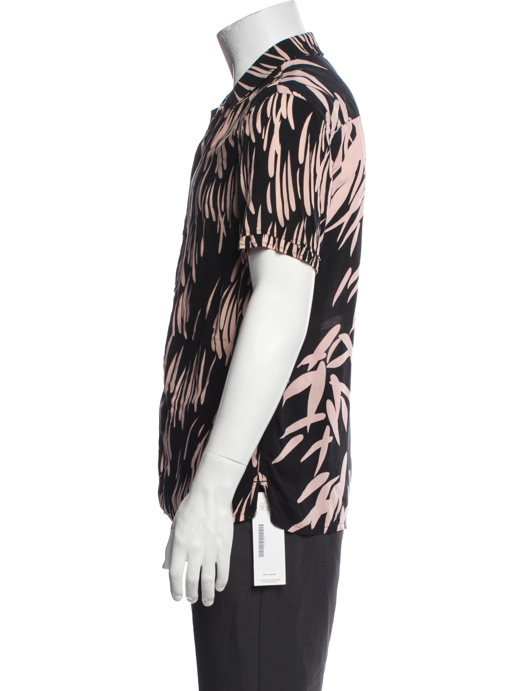 AllSaints Printed Short Sleeve Shirt