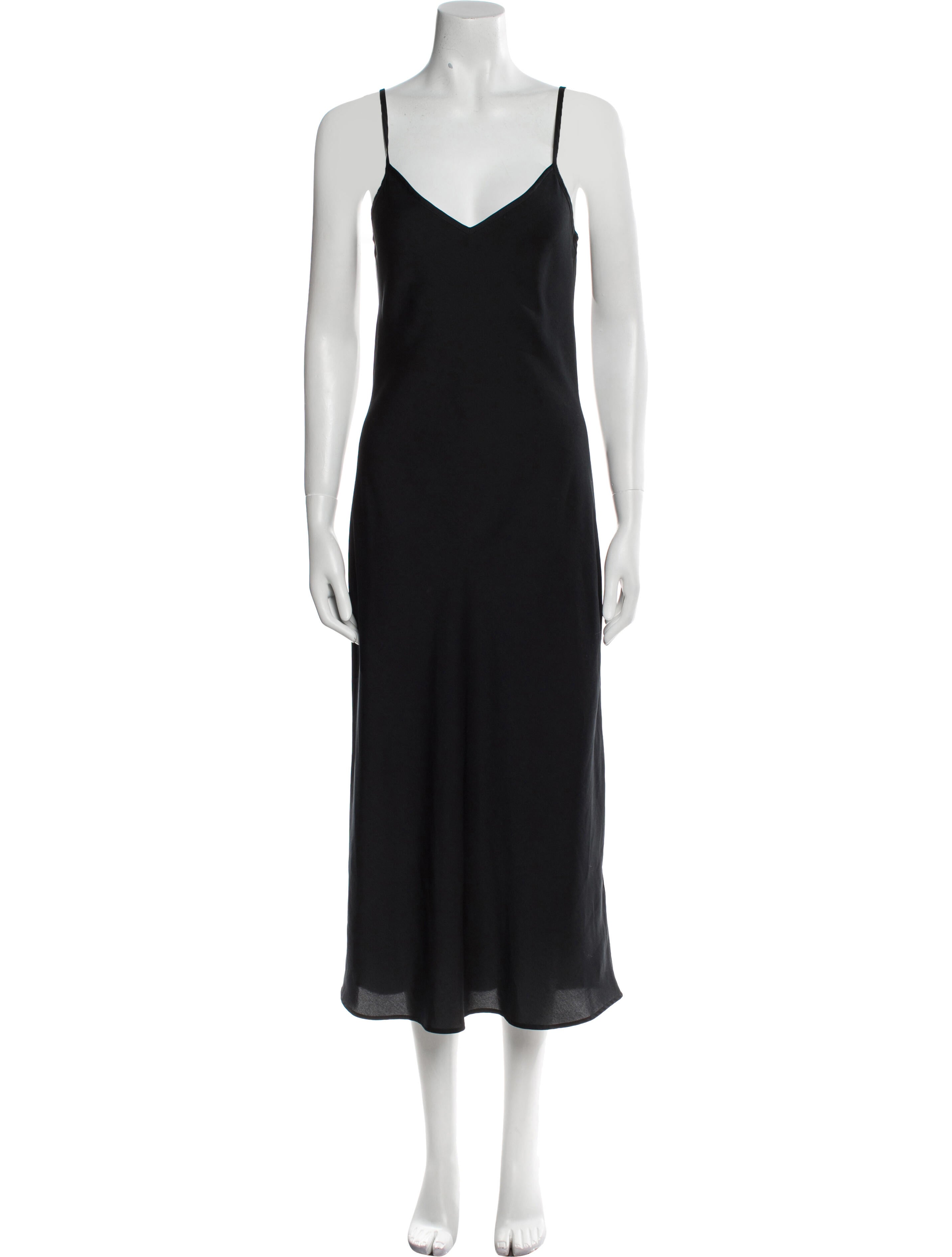 AllSaints V-Neck Midi Length Dress