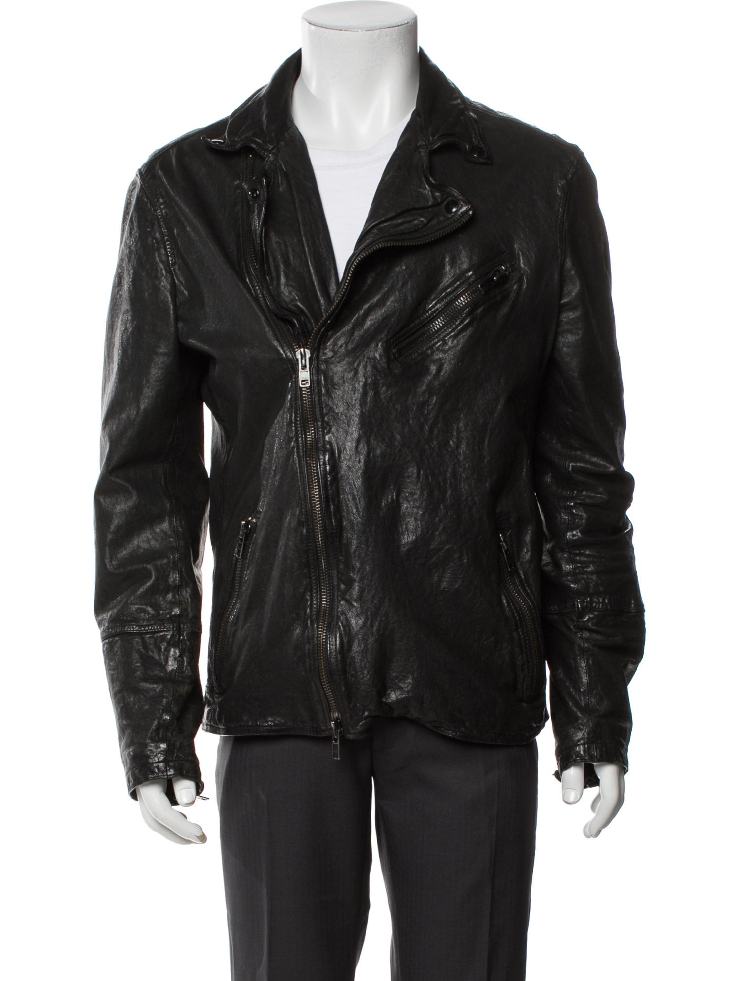 AllSaints Leather Moto Jacket