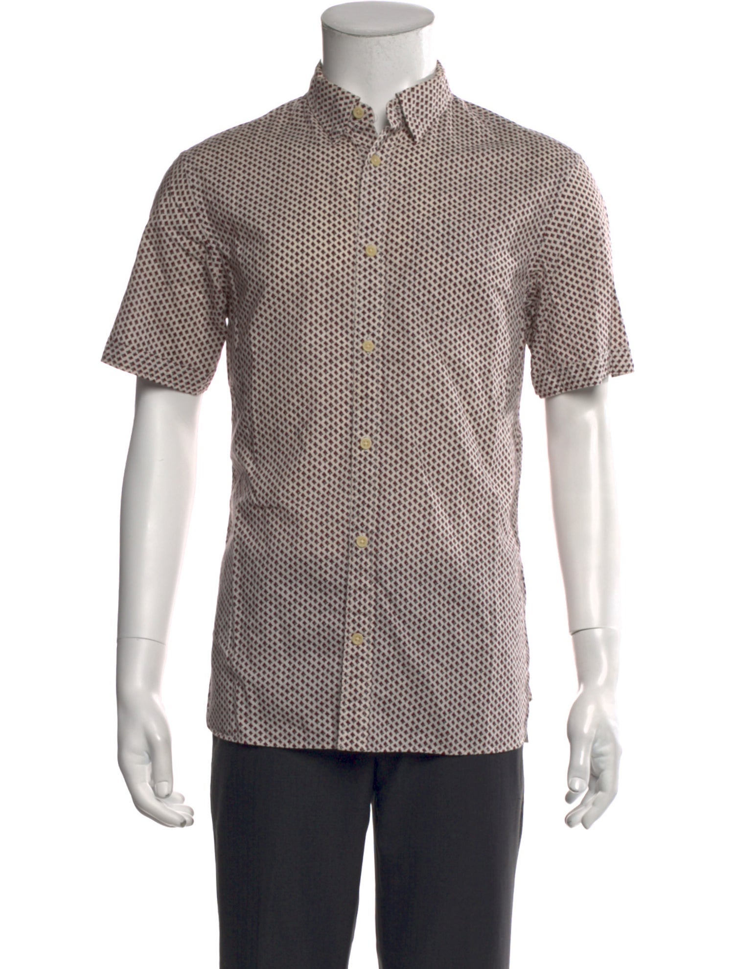 AllSaints Printed Short Sleeve Shirt