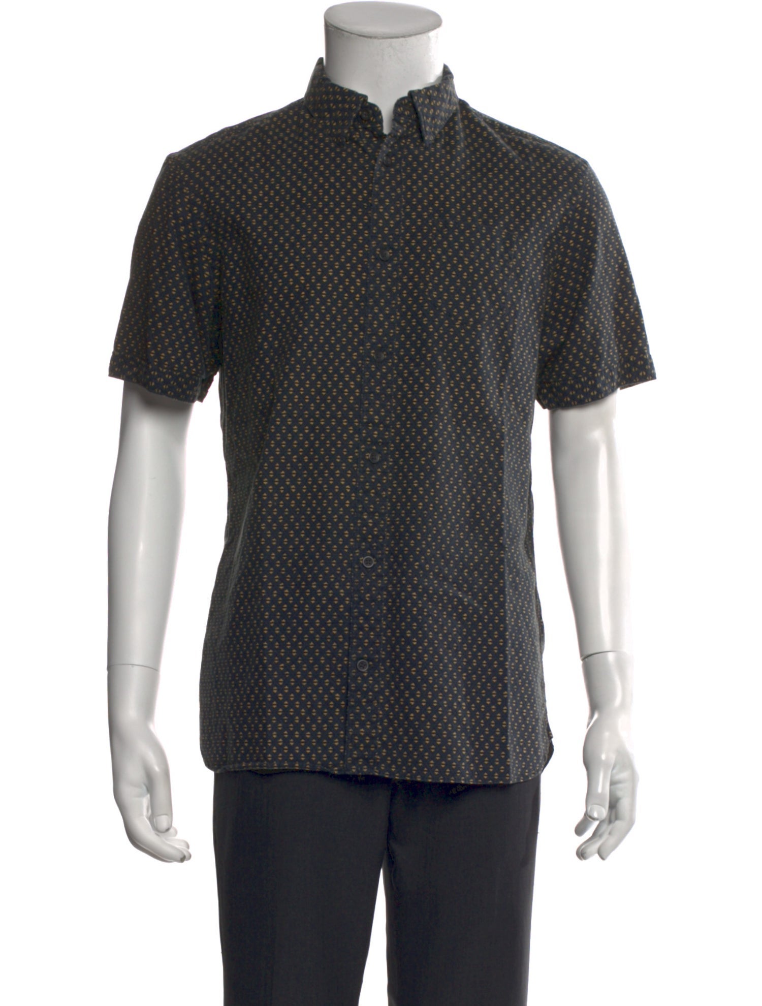 AllSaints Printed Short Sleeve Shirt