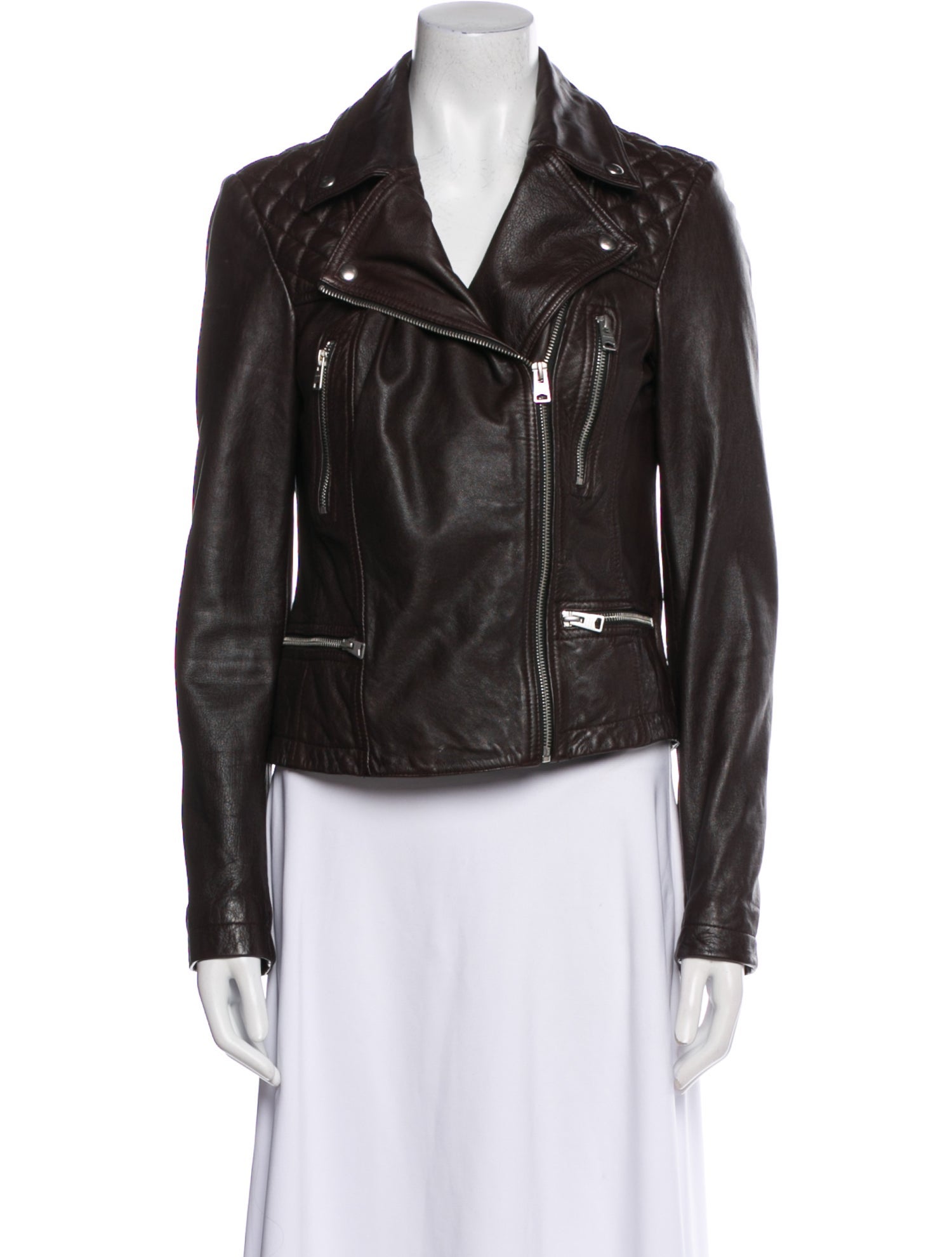 AllSaints Leather Biker Jacket
