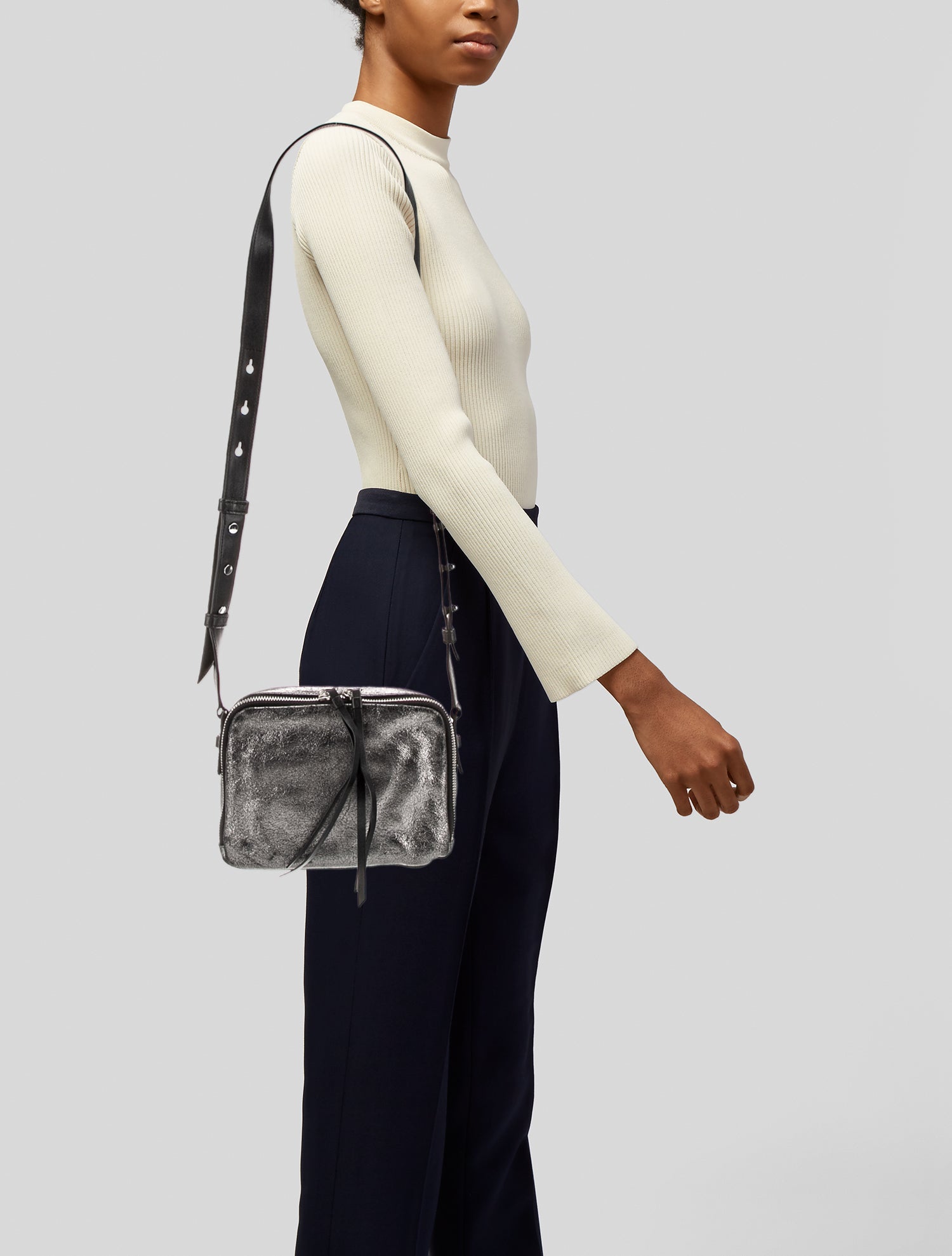 AllSaints Leather Crossbody Bag