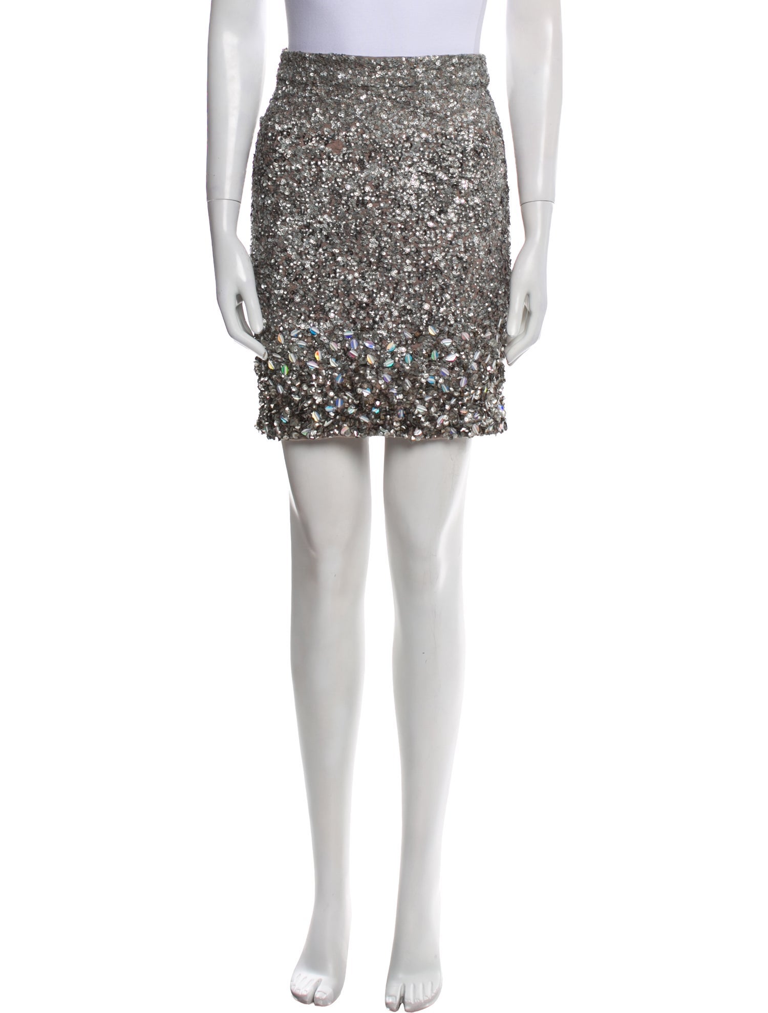 AllSaints Floral Print Mini Skirt