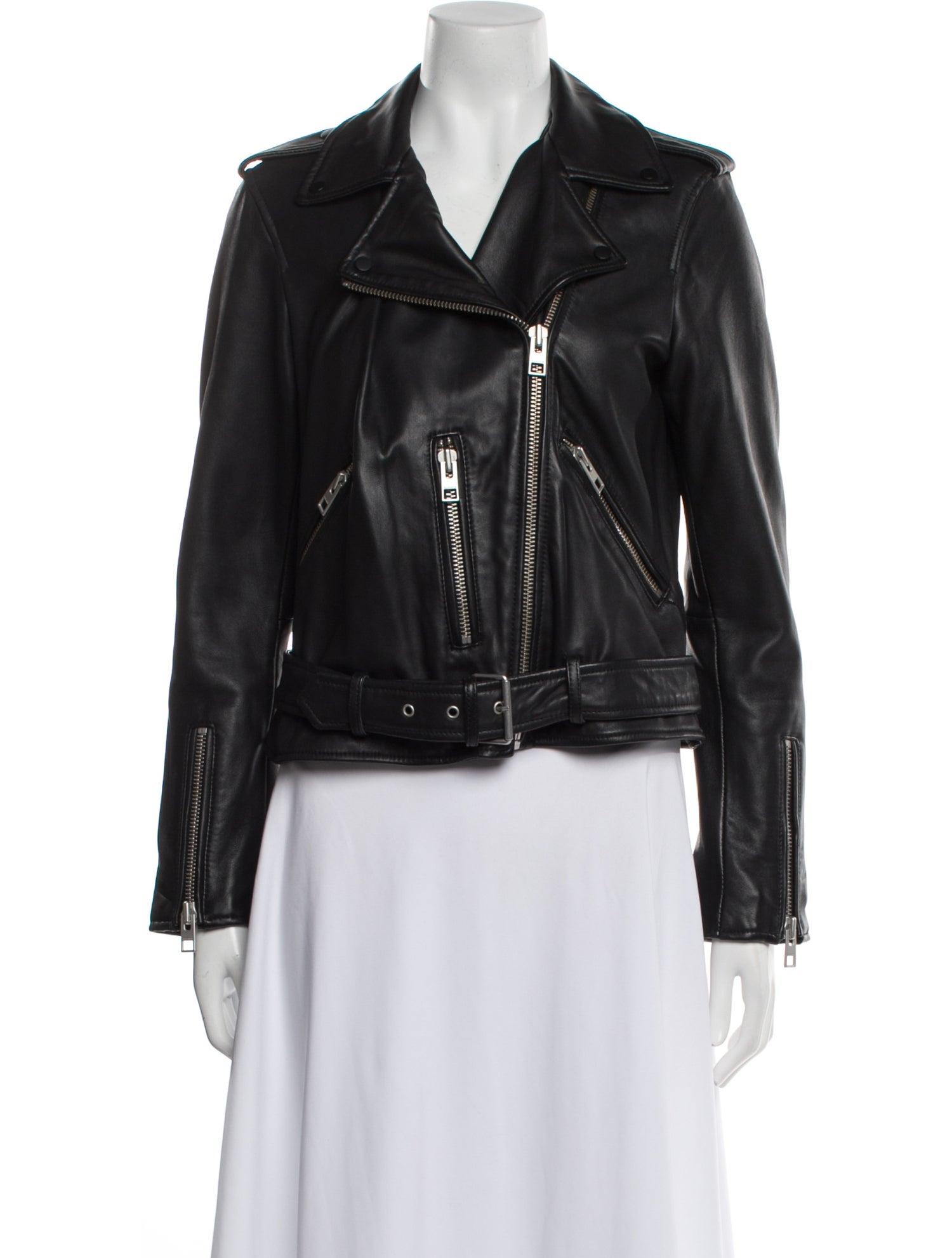 AllSaints Leather Biker Jacket