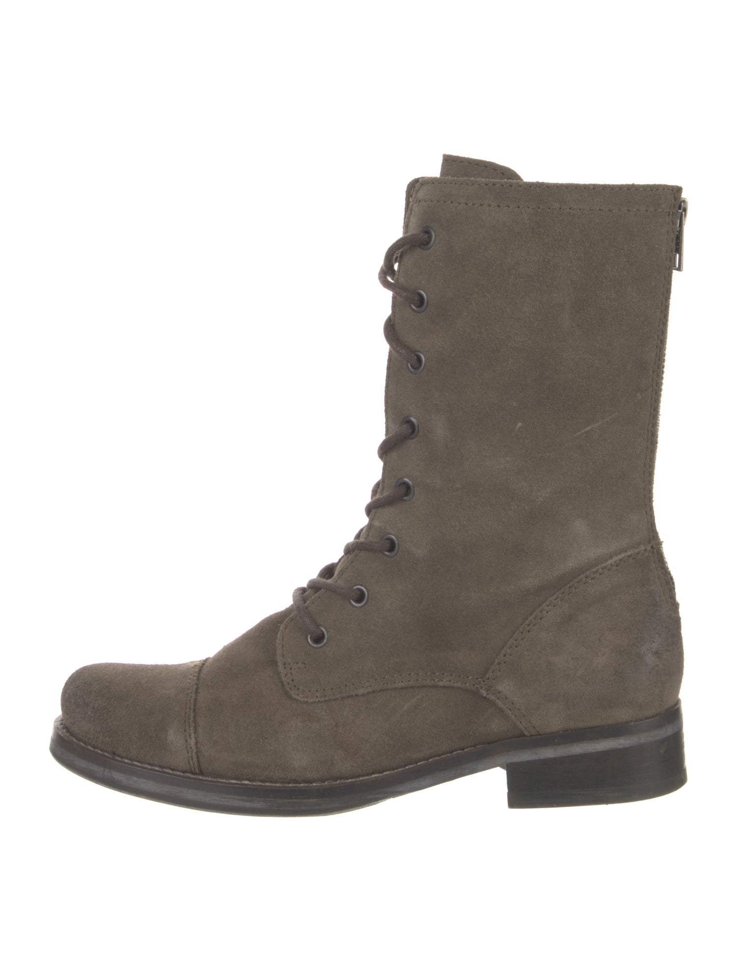 AllSaints Suede Combat Boots
