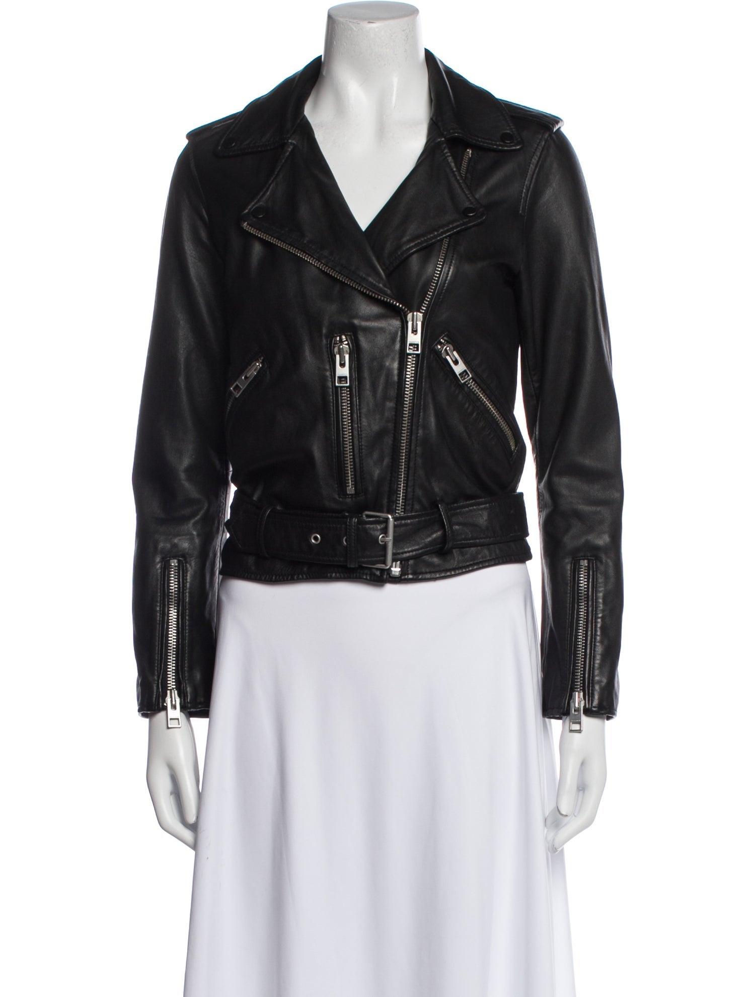 AllSaints Leather Biker Jacket
