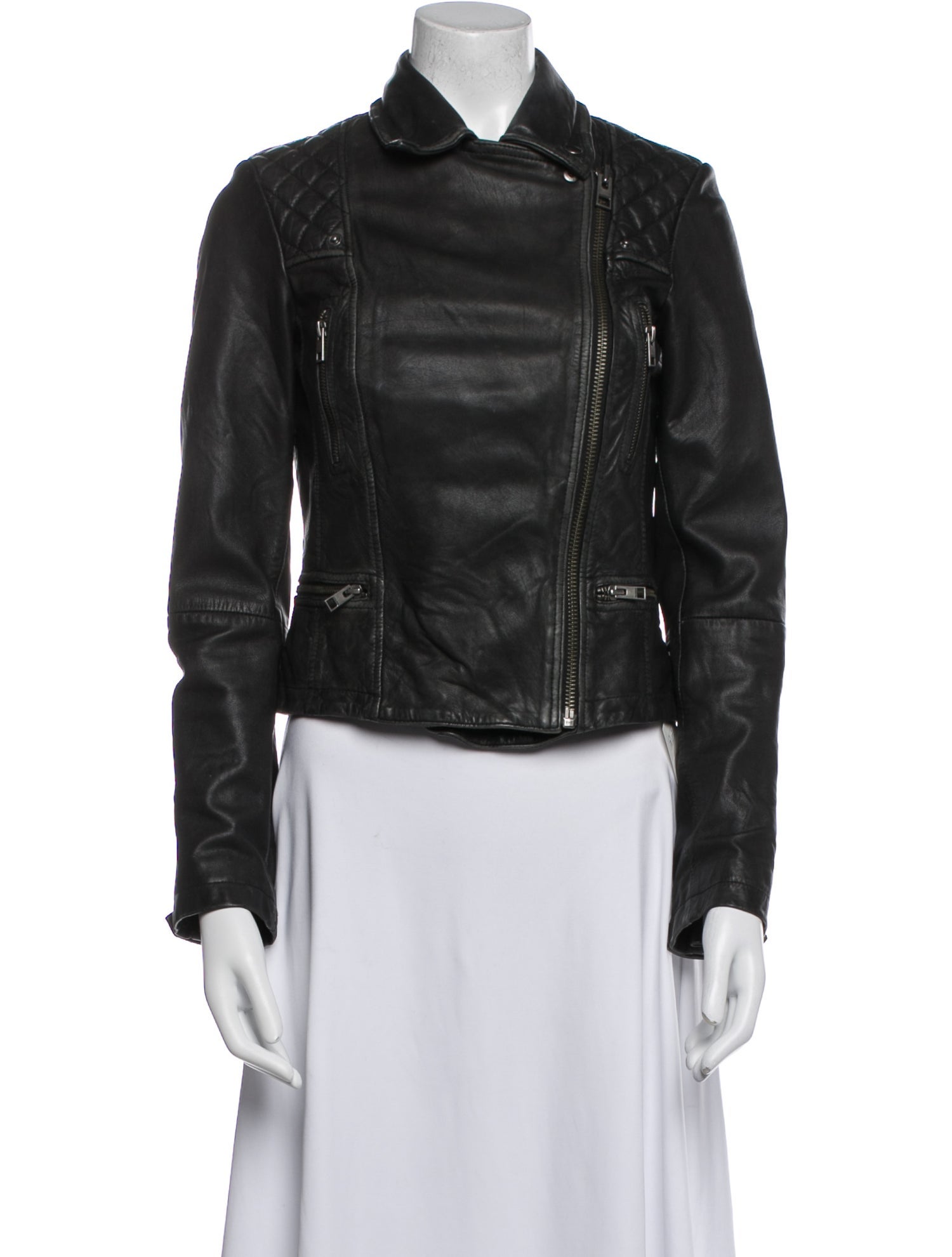 AllSaints Leather Biker Jacket