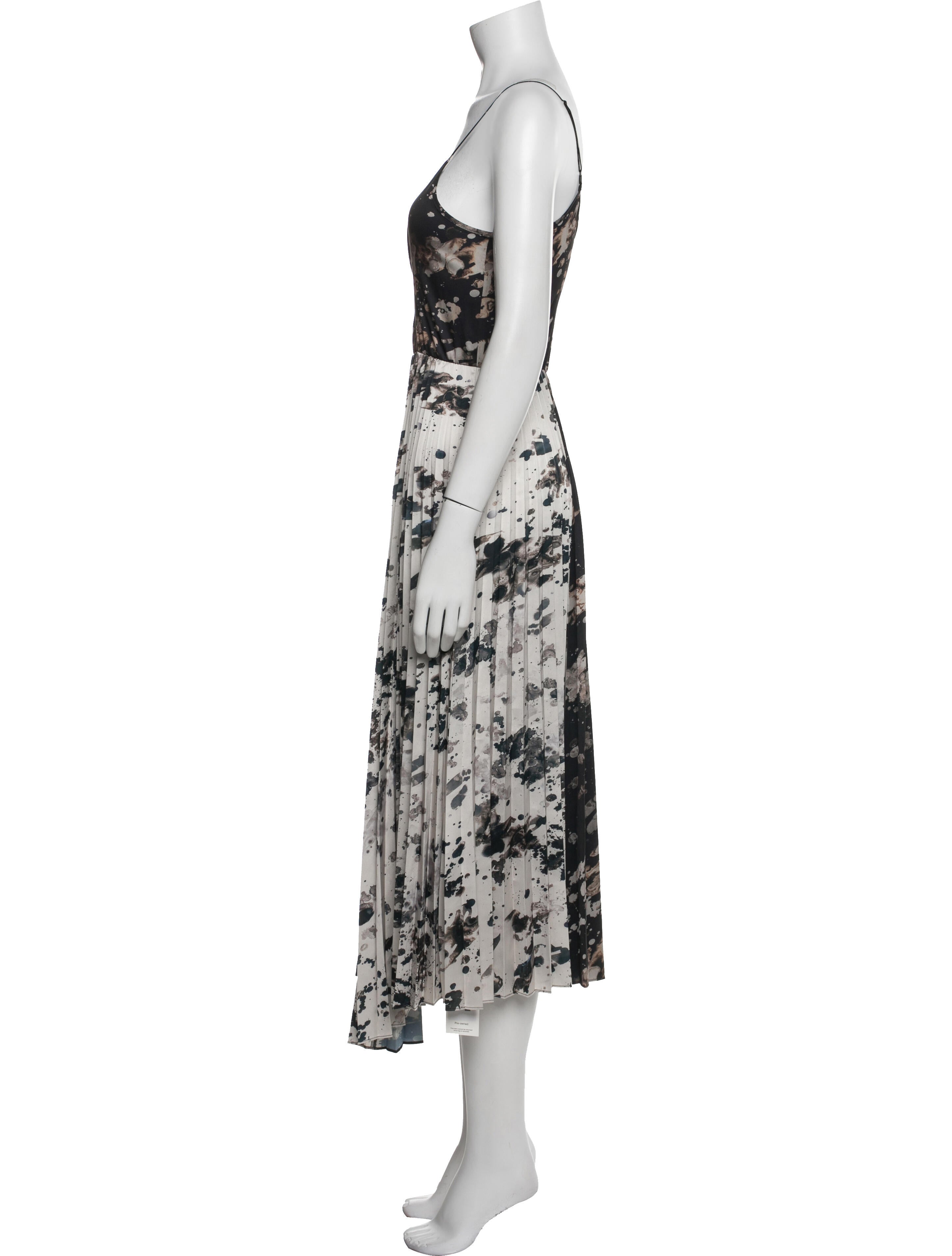 AllSaints Floral Print Long Dress w/ Tags