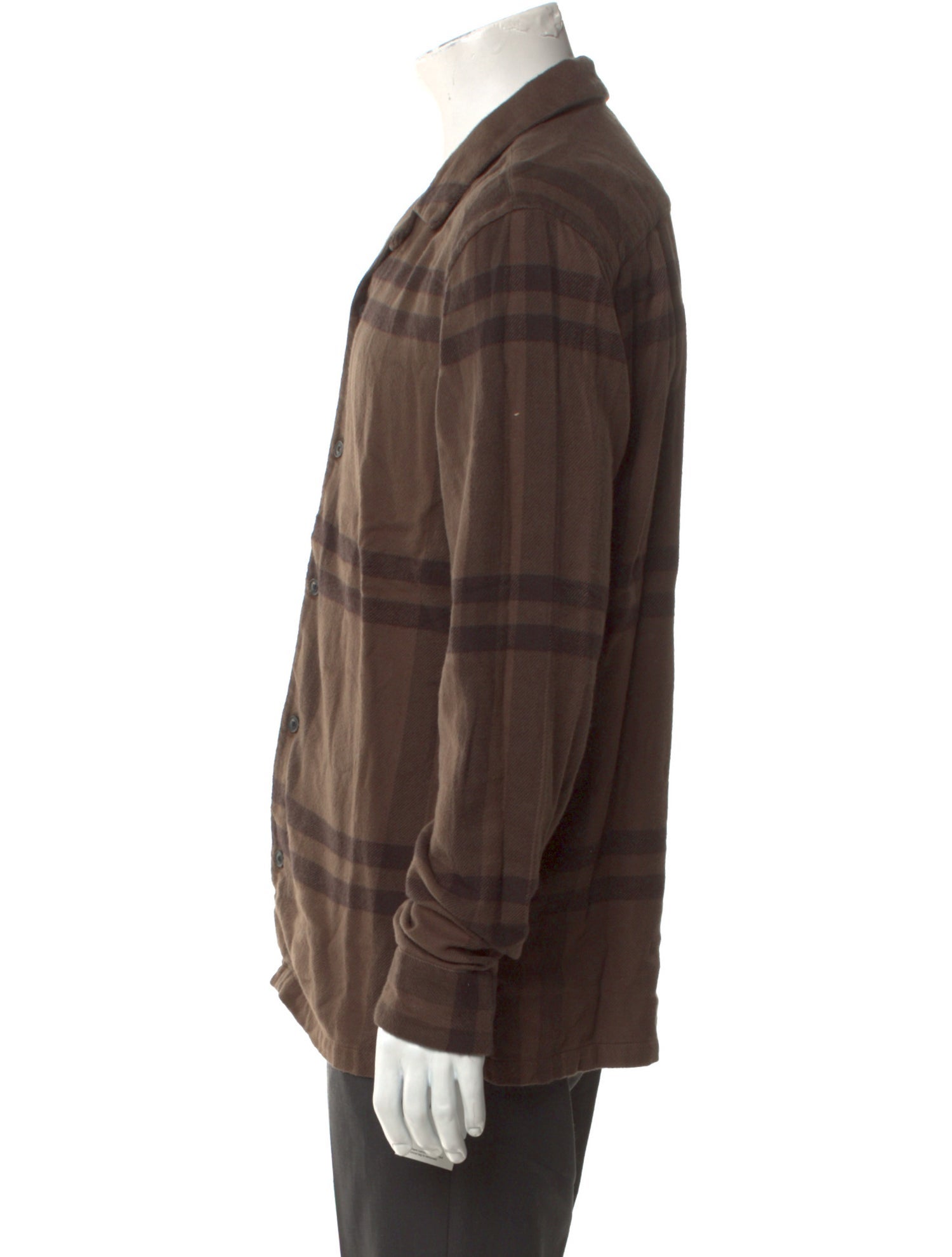 AllSaints Plaid Print Long Sleeve Shirt