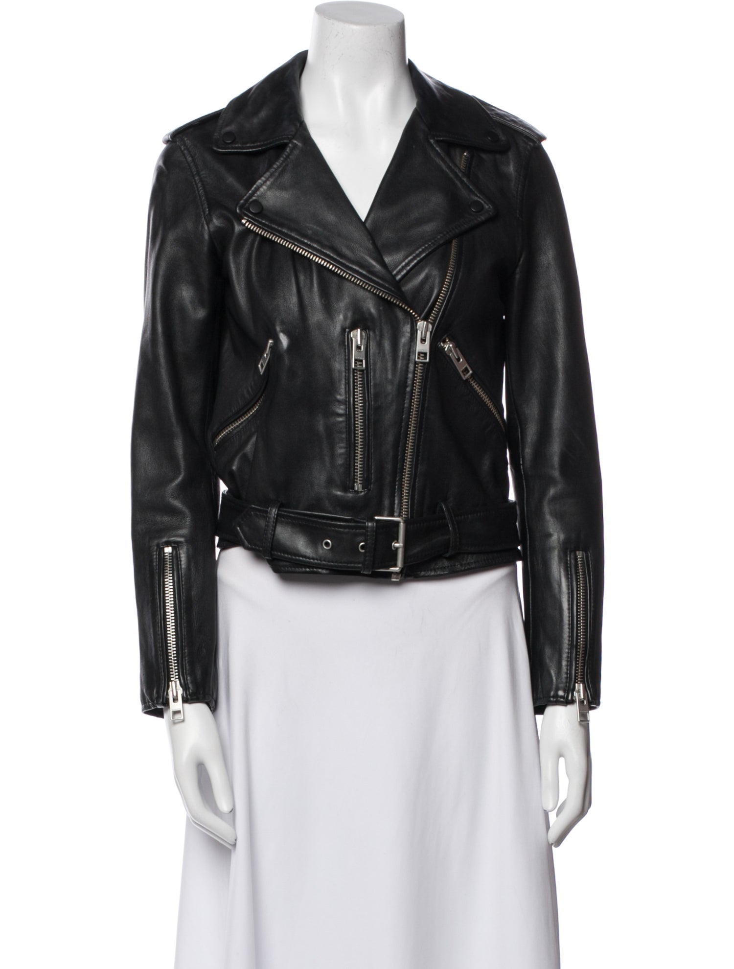 AllSaints Leather Biker Jacket