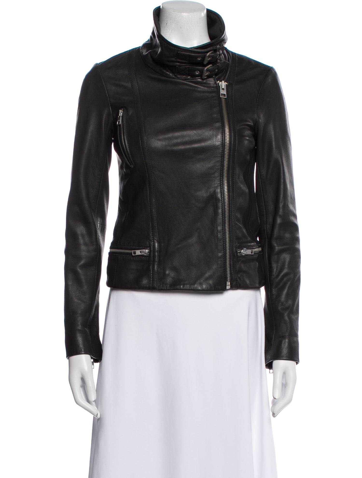 AllSaints Leather Biker Jacket
