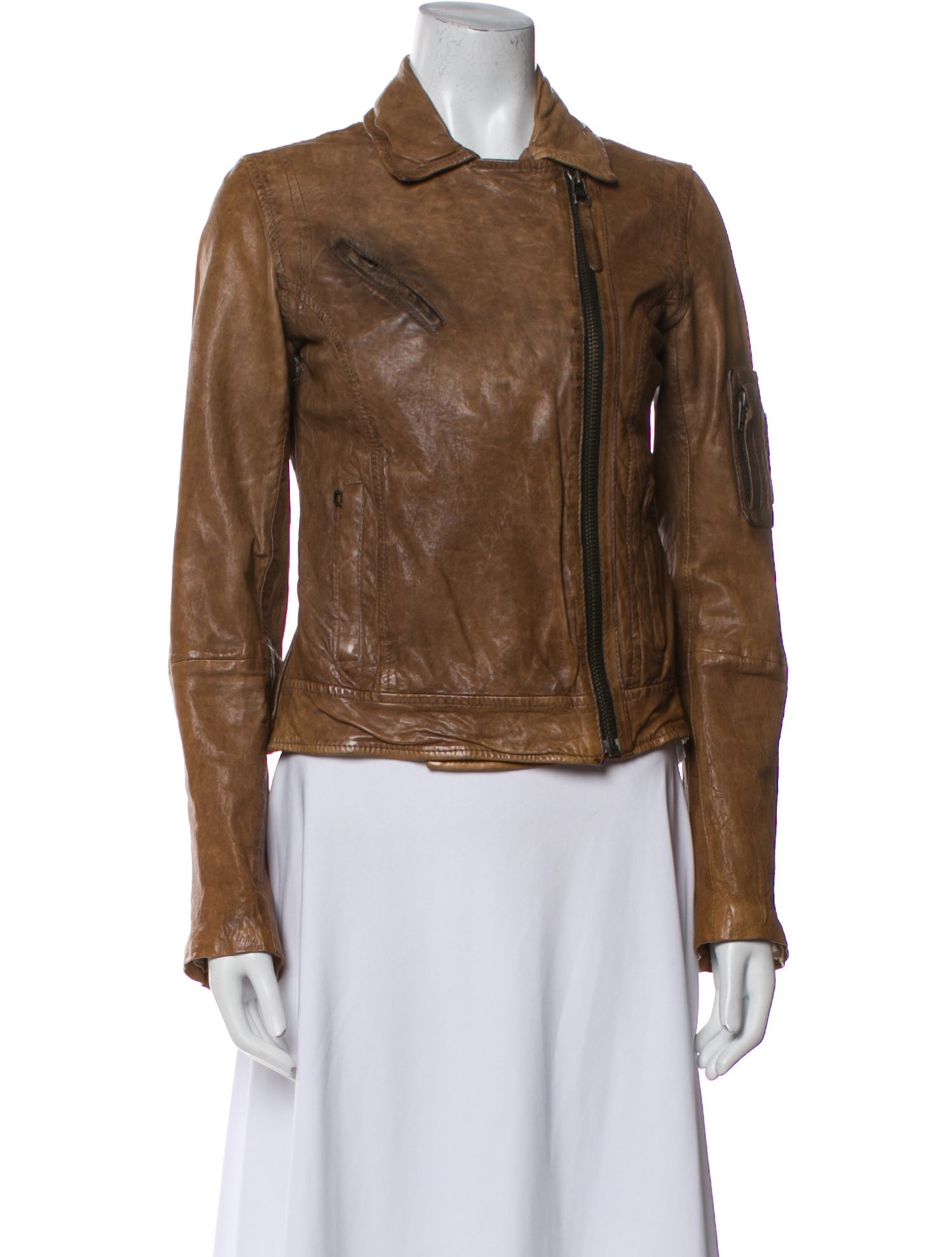 AllSaints Leather Biker Jacket