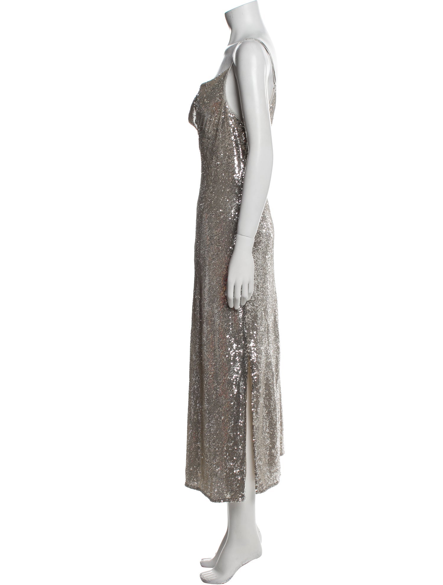 AllSaints Cowl Neck Long Dress