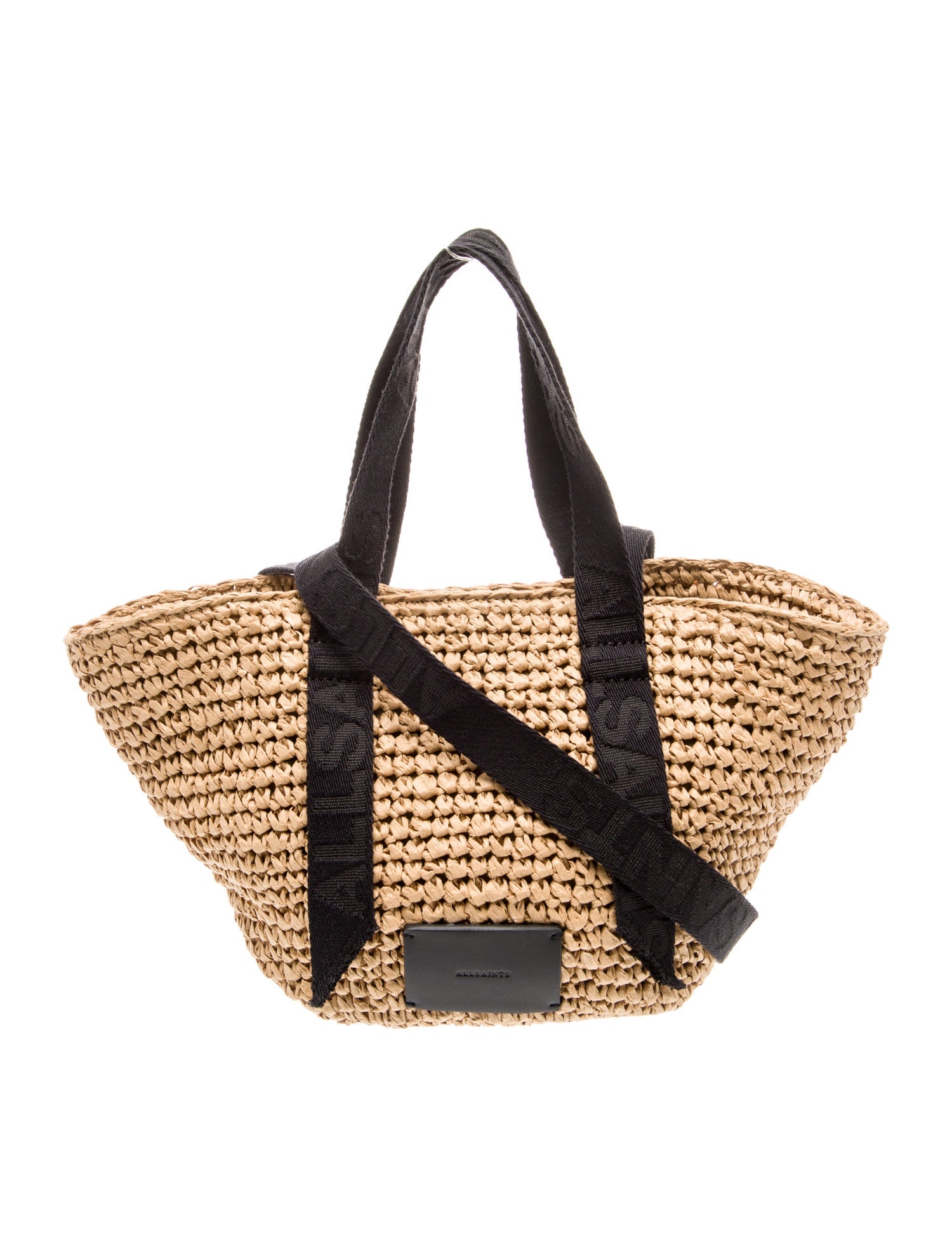 AllSaints Straw Weekender Bag w/ Tags