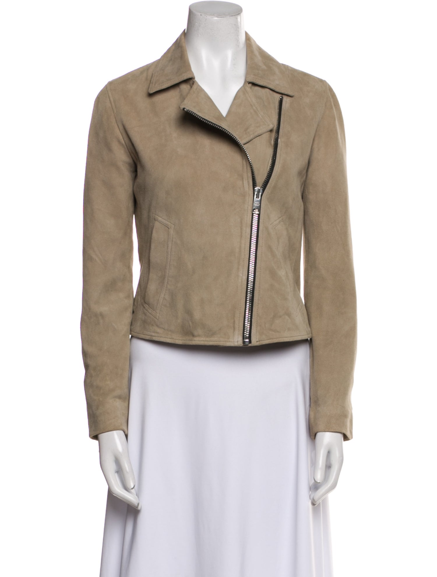 AllSaints Suede Biker Jacket