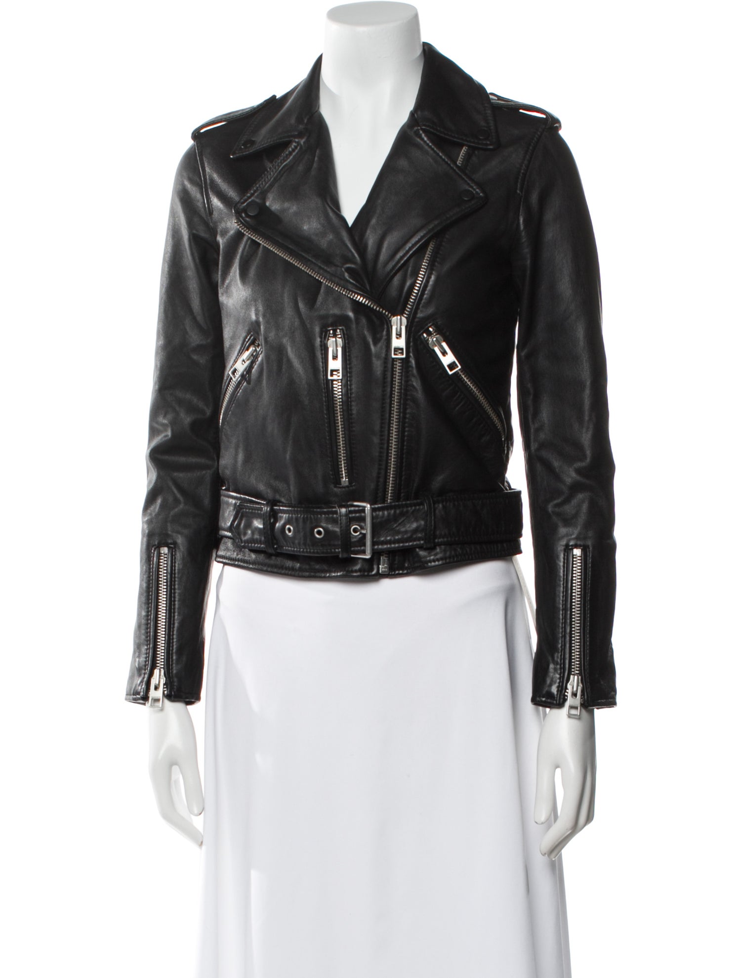 AllSaints Leather Biker Jacket