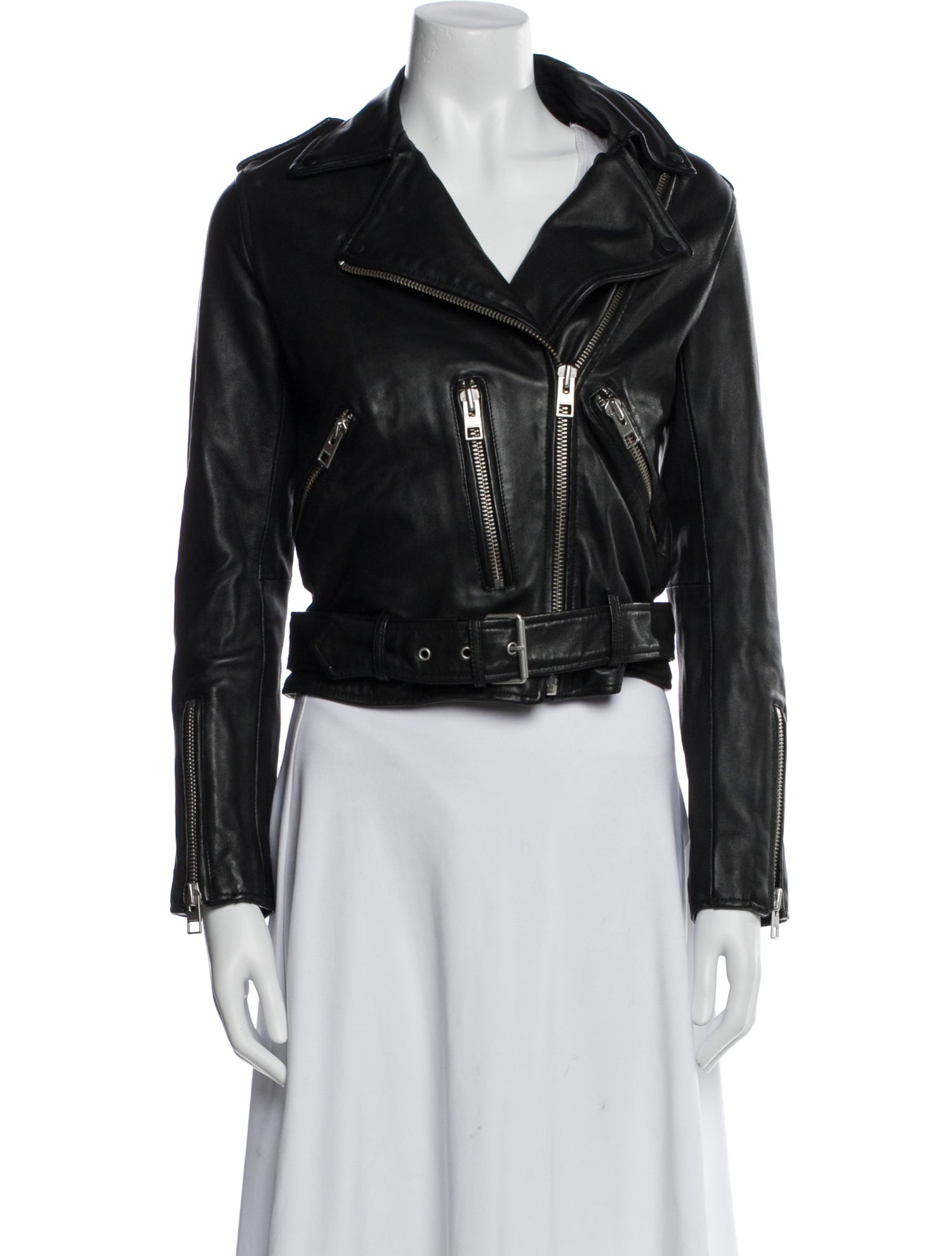 AllSaints Leather Biker Jacket