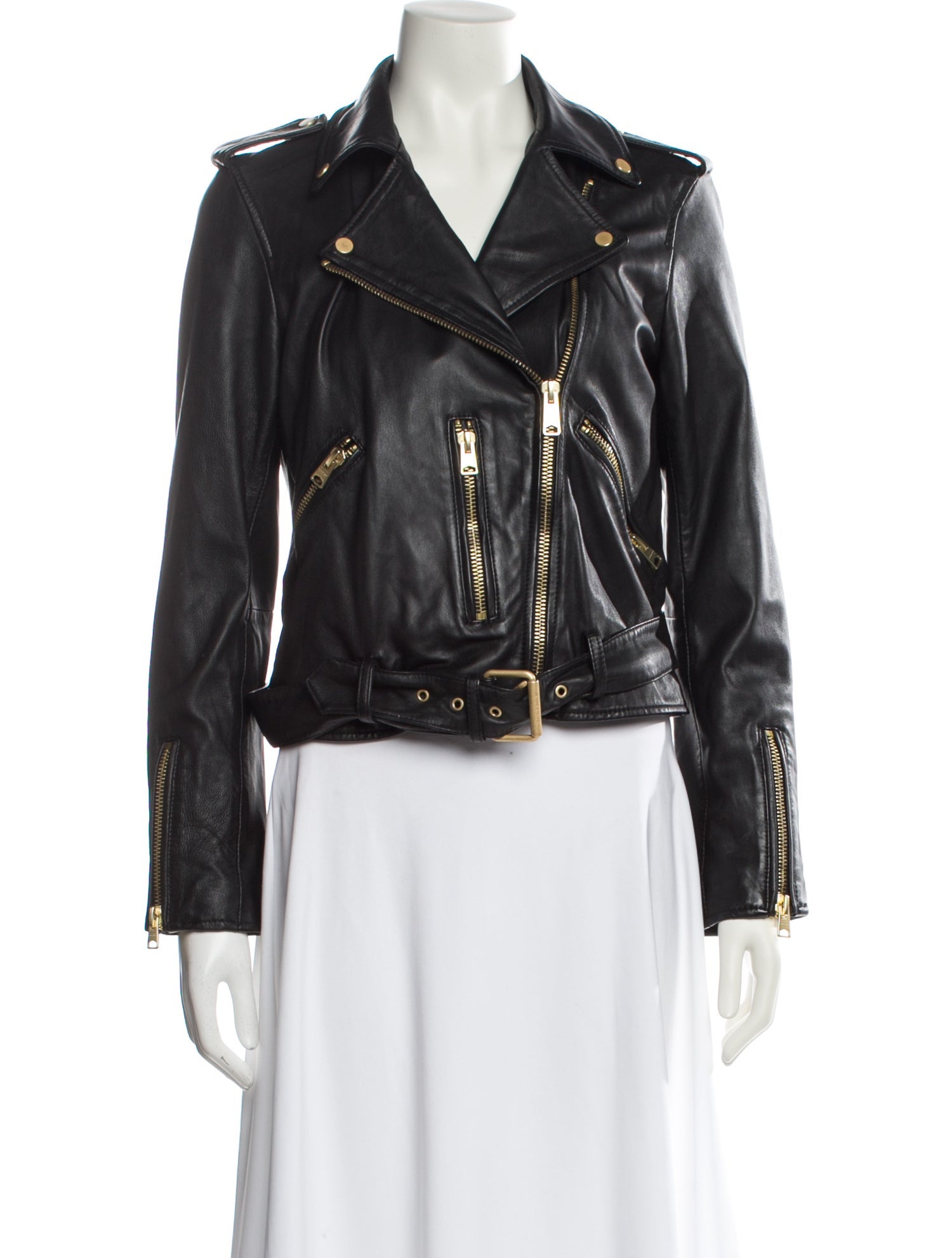 AllSaints Leather Biker Jacket