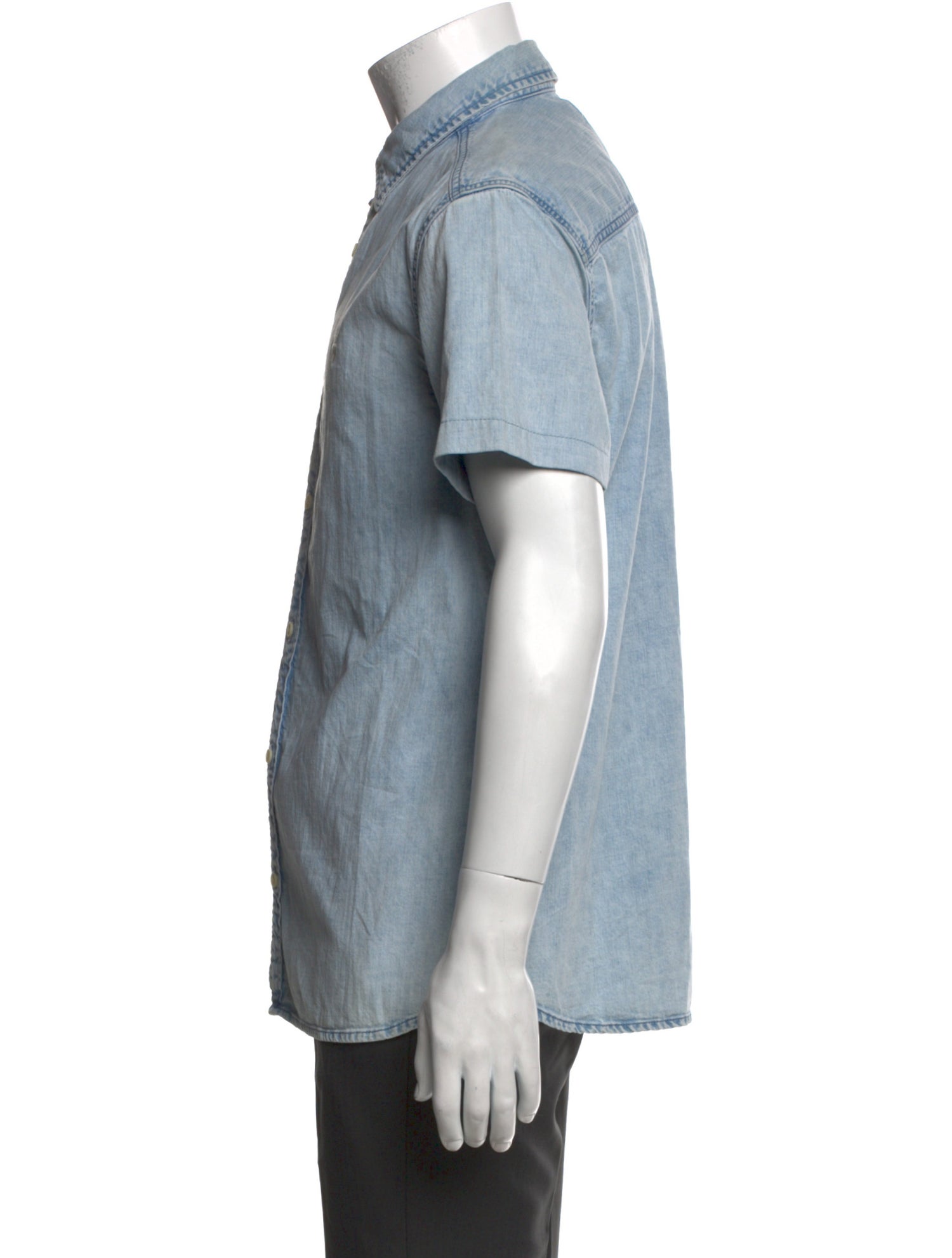 AllSaints Short Sleeve Denim Shirt