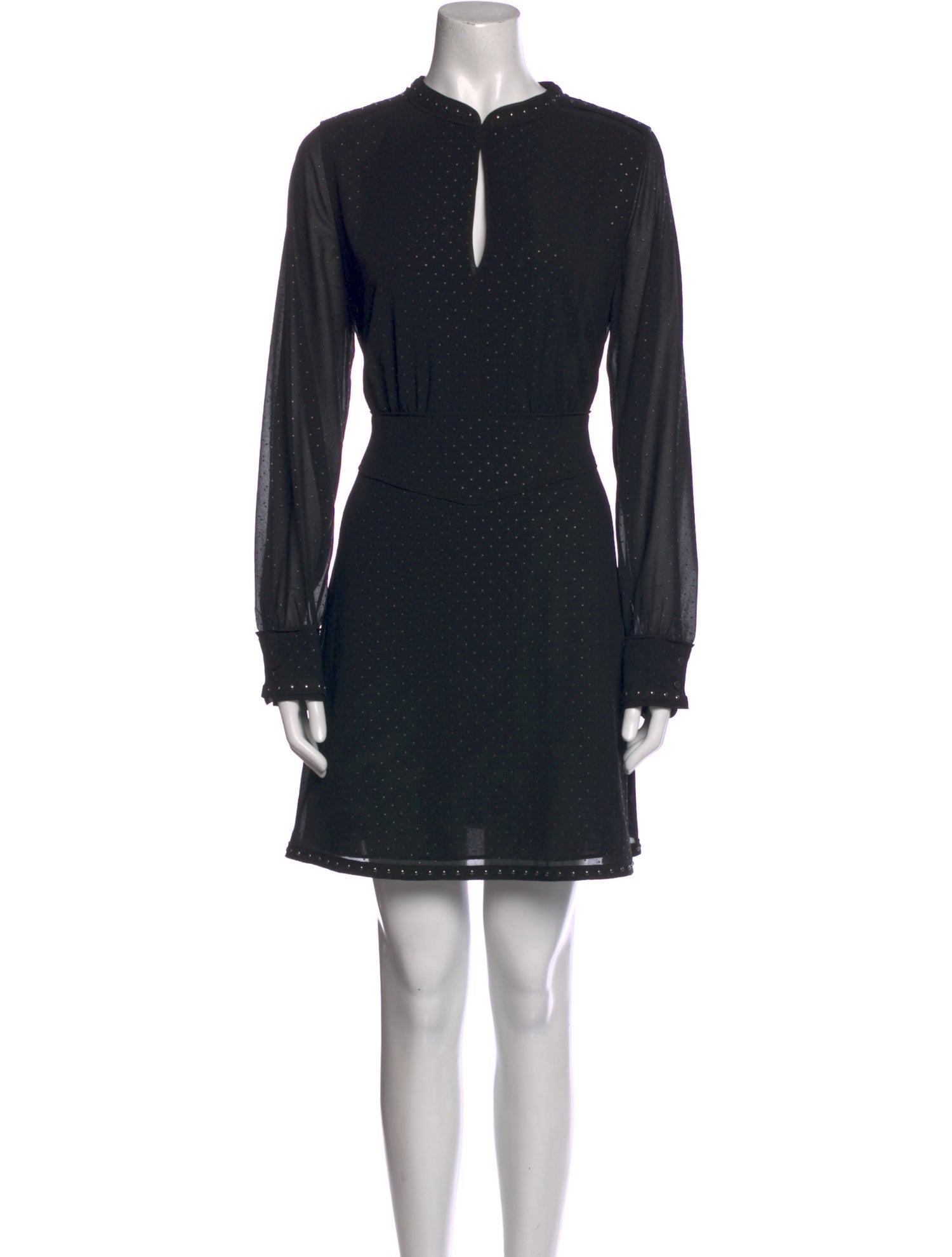 AllSaints V-Neck Mini Dress