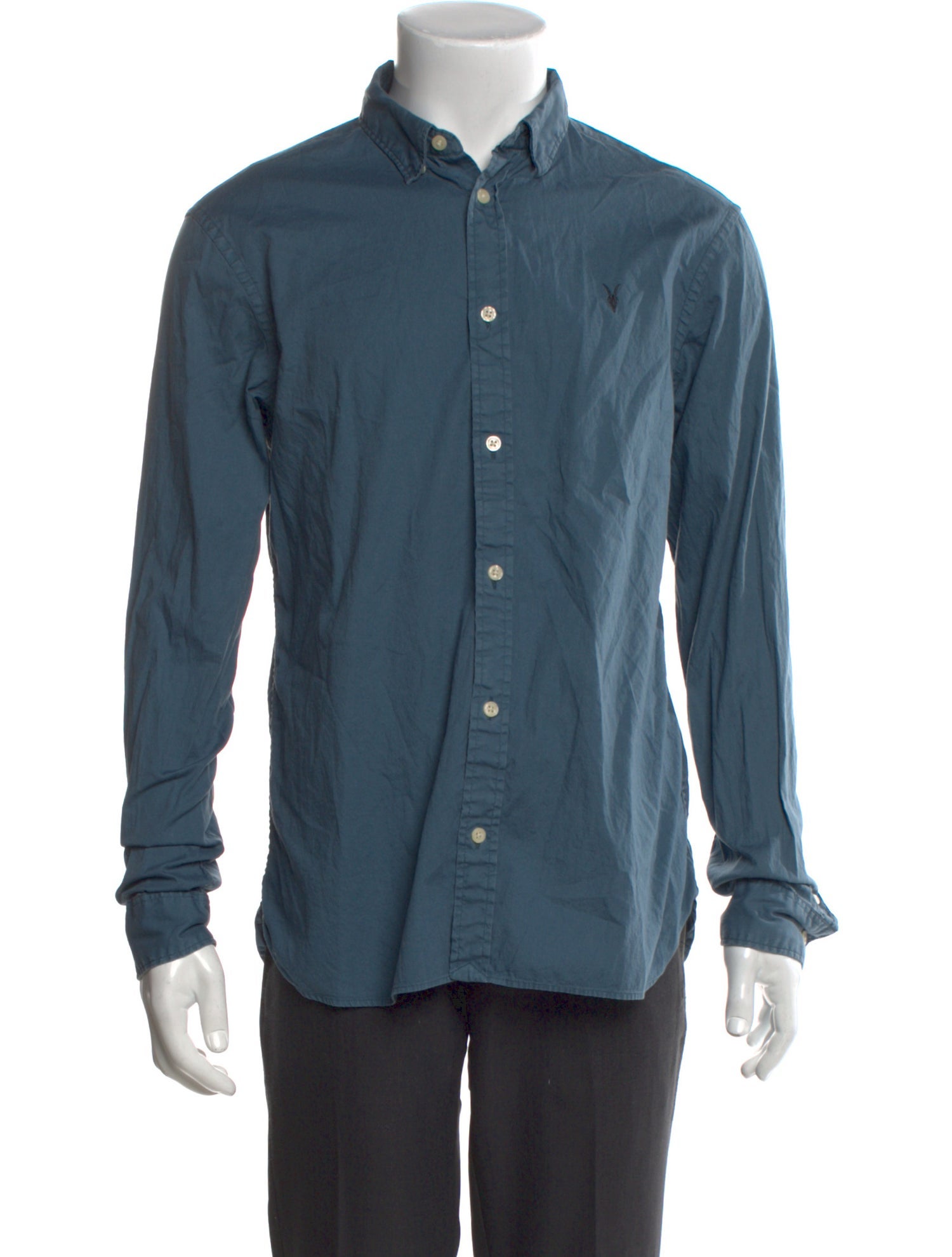 AllSaints Long Sleeve Denim Shirt