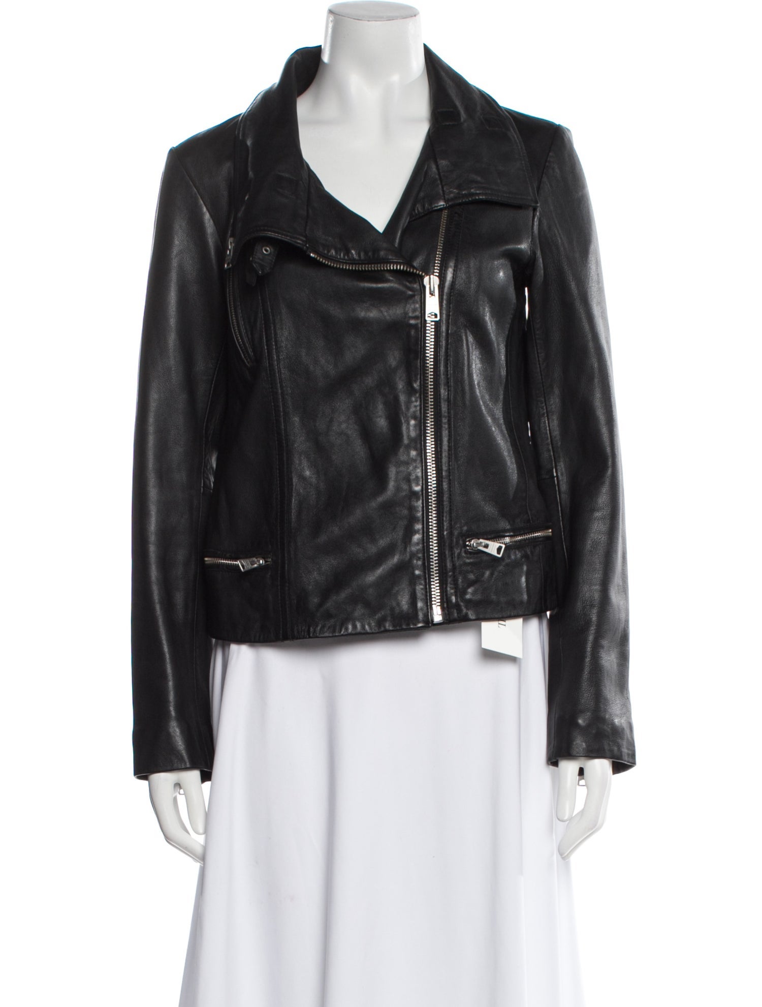 AllSaints Leather Biker Jacket