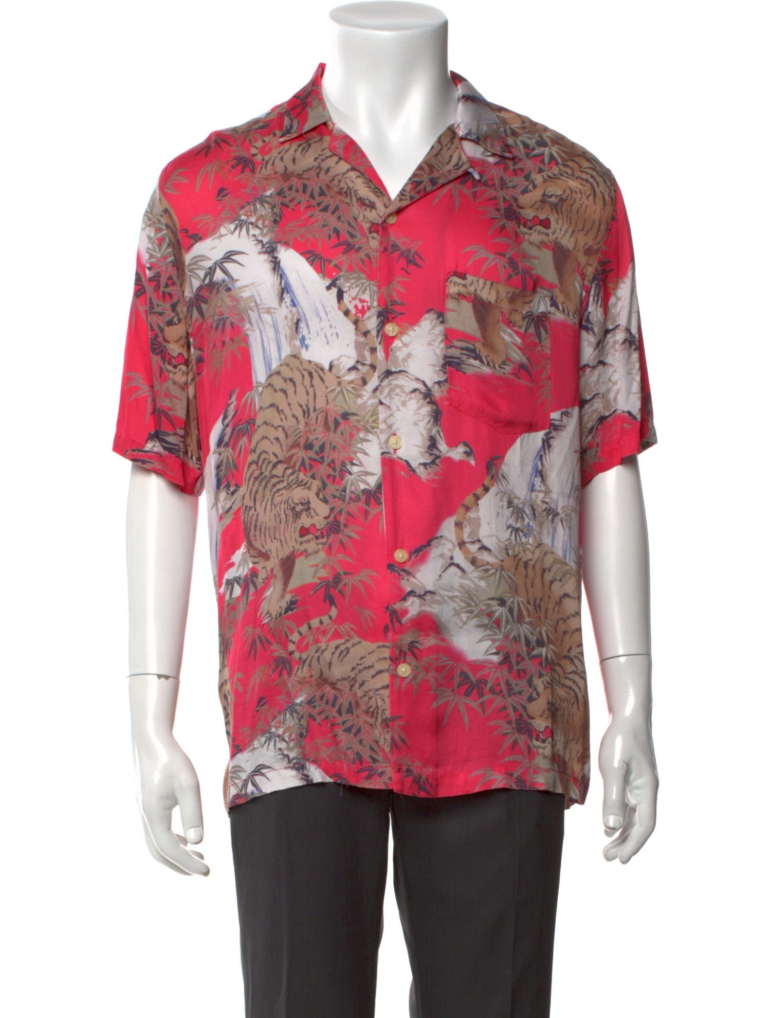 AllSaints Printed Short Sleeve Shirt