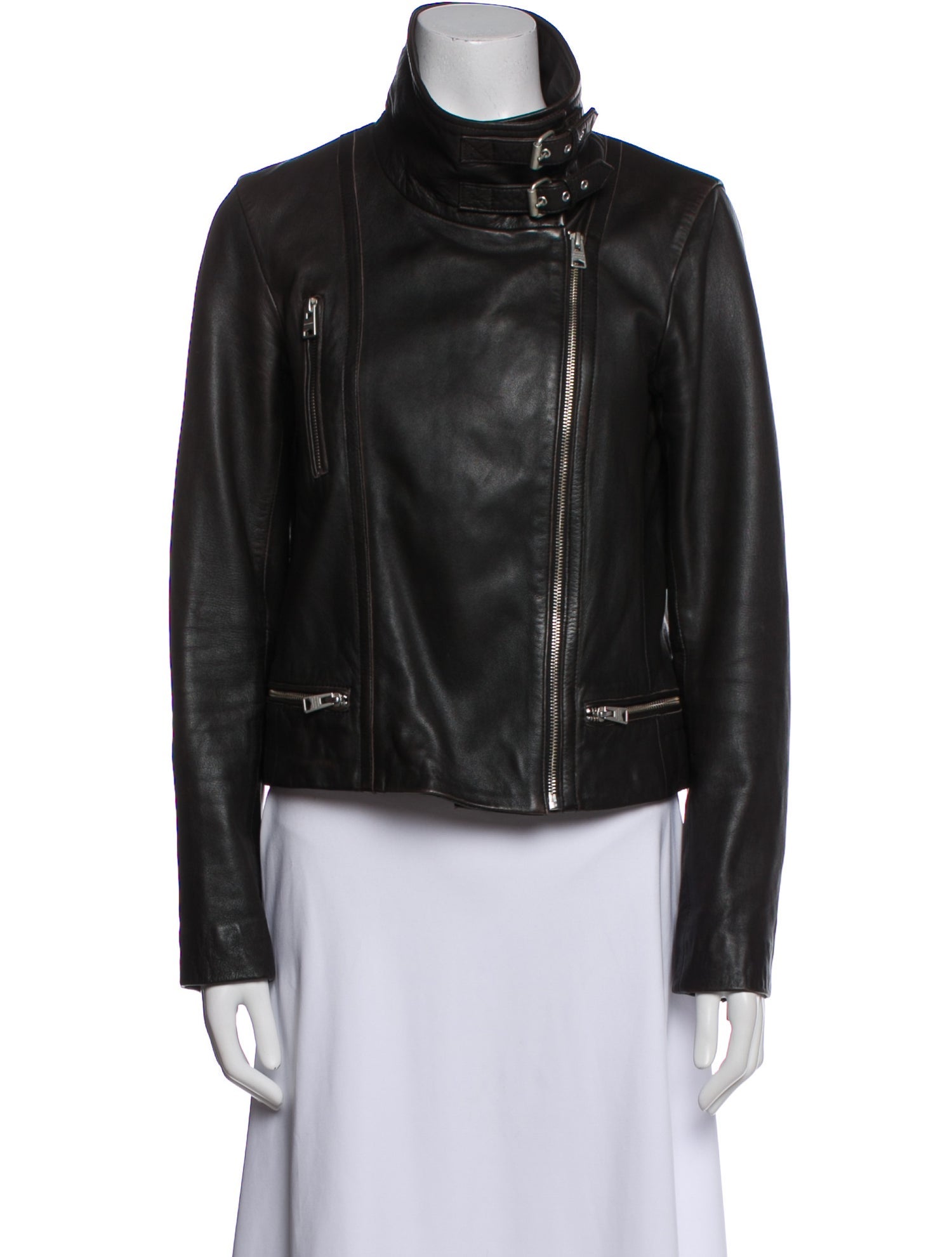 AllSaints Leather Biker Jacket