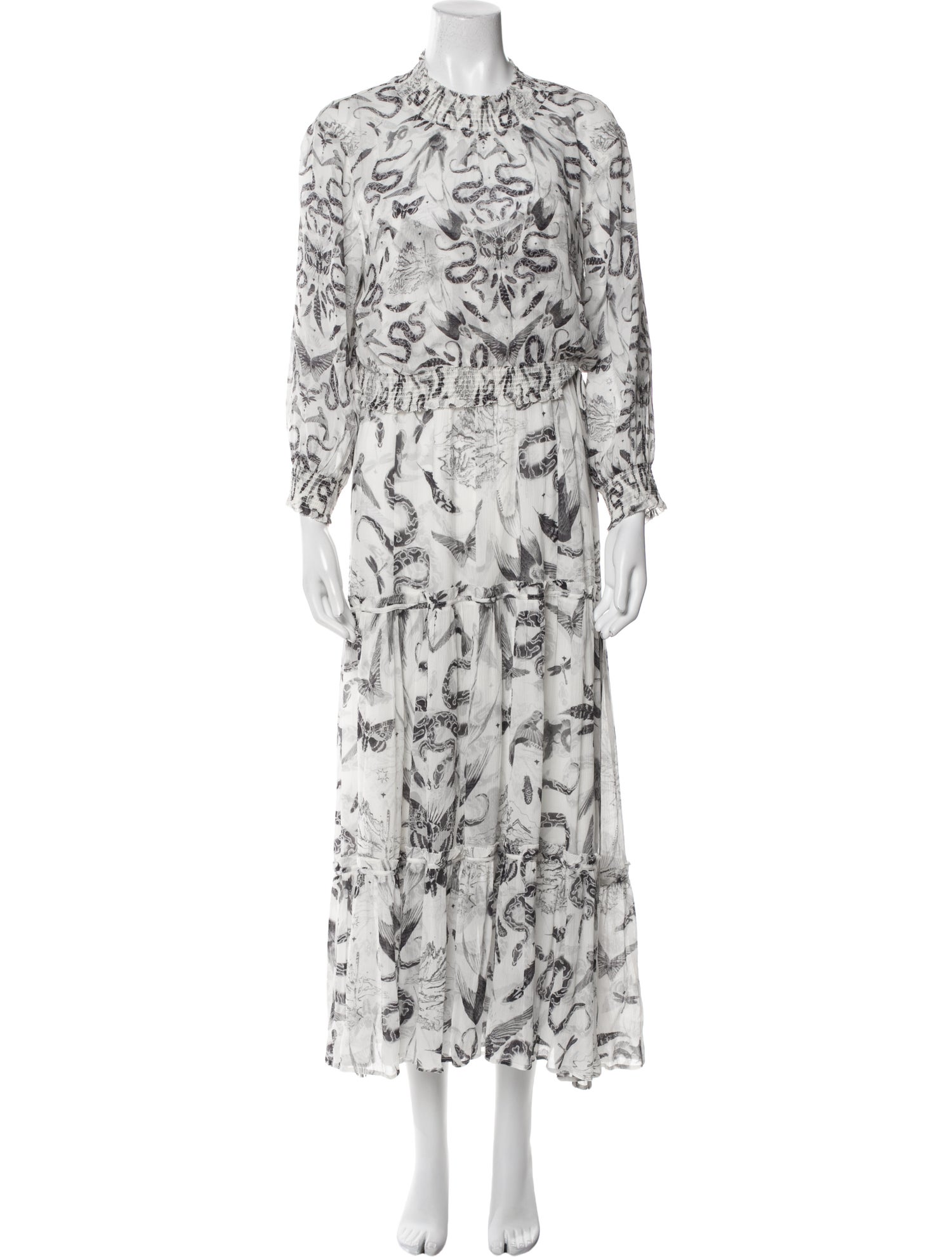 AllSaints Printed Cutout Accent Set