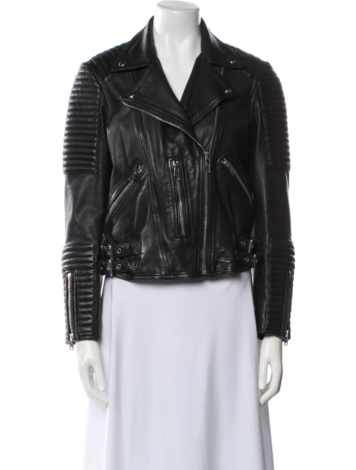 AllSaints Leather Biker Jacket