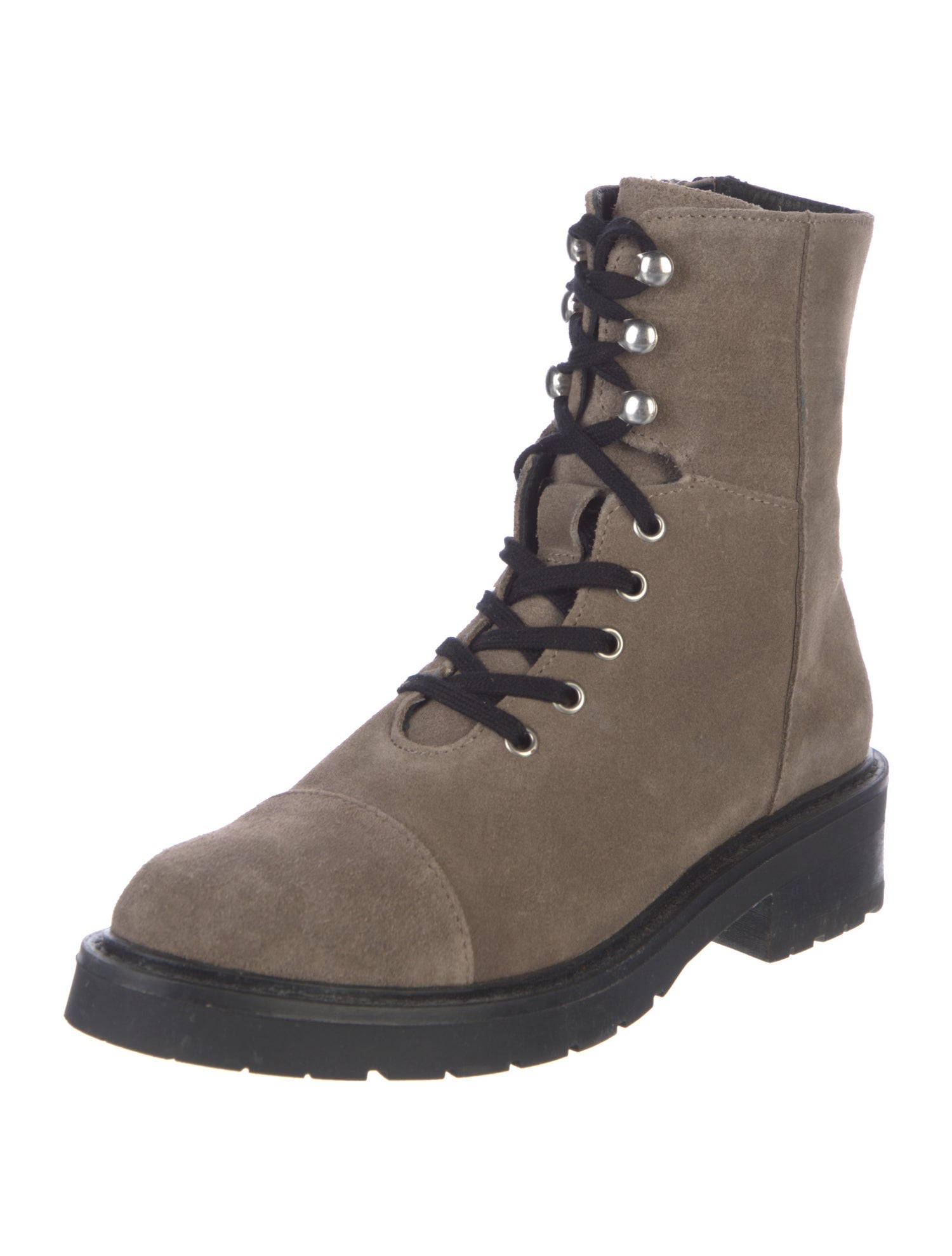 AllSaints Suede Combat Boots