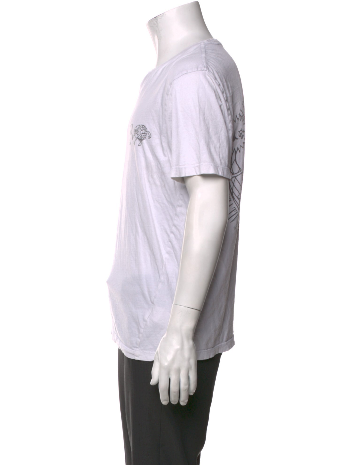 AllSaints Graphic Print Crew Neck T-Shirt