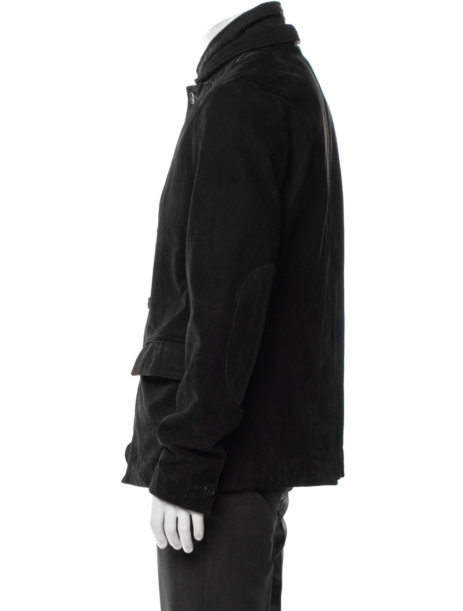 AllSaints Leather Utility Jacket