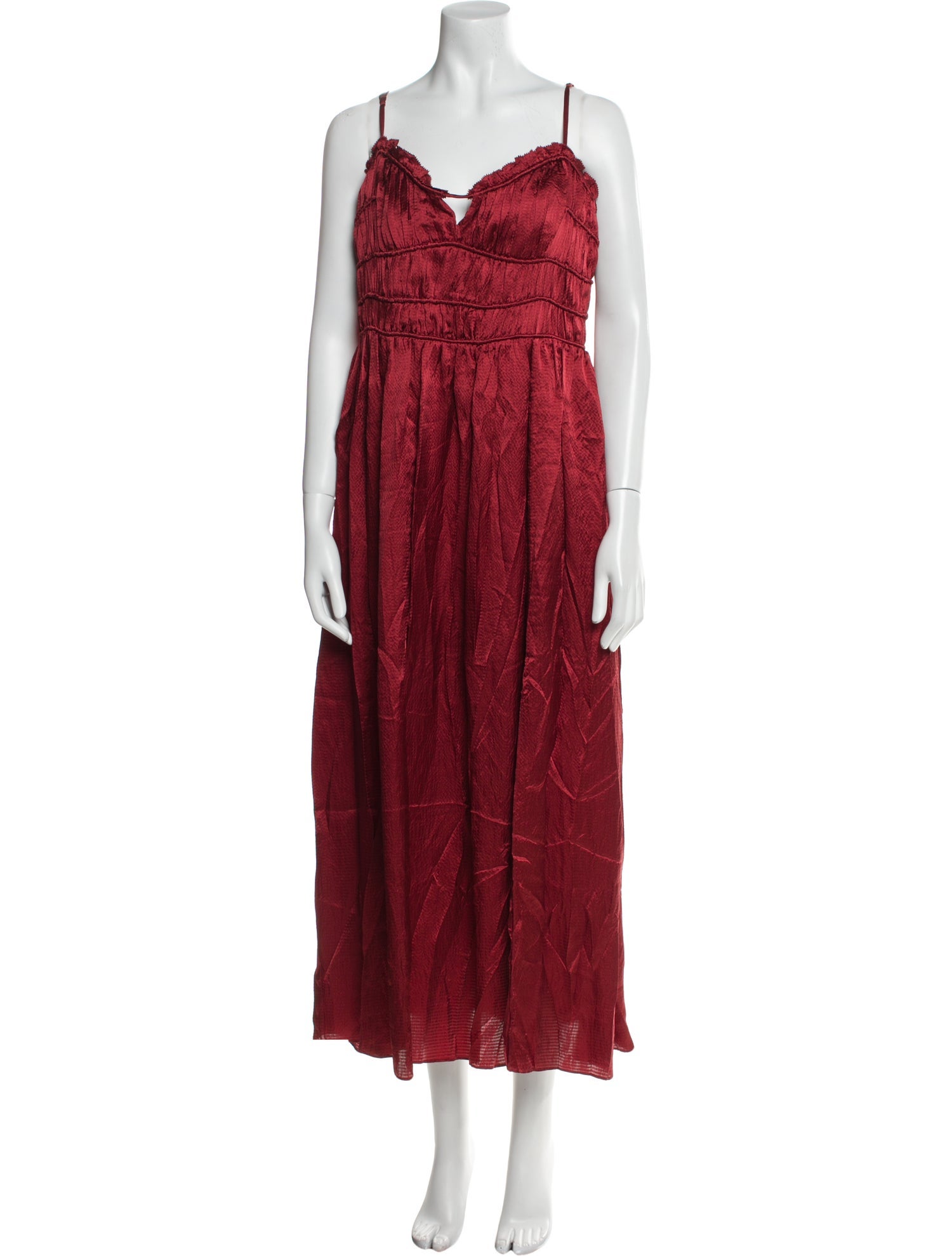 AllSaints Silk Long Dress w/ Tags